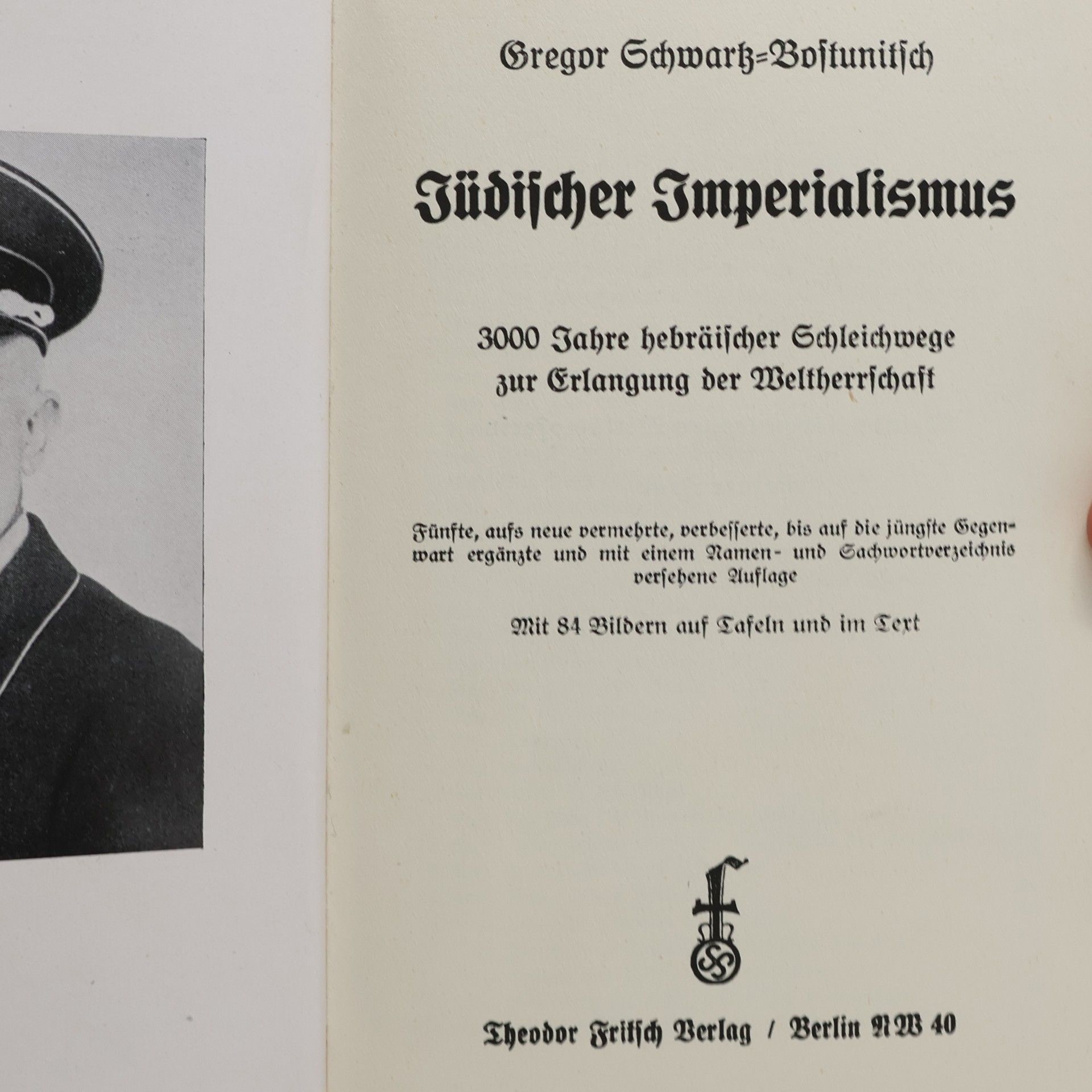 Gregor Schwartz Bostunitsch Jüdischer Imperialismus