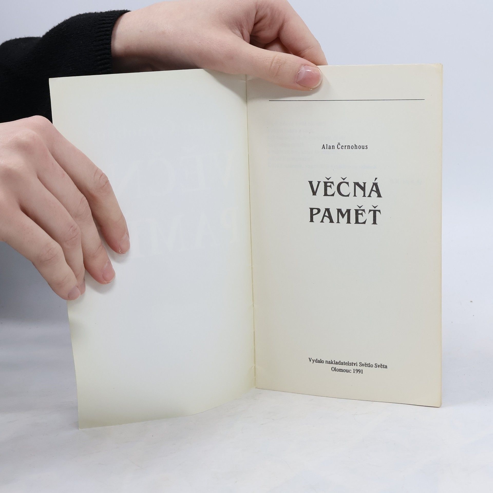 Alan Černohous Věčná paměť