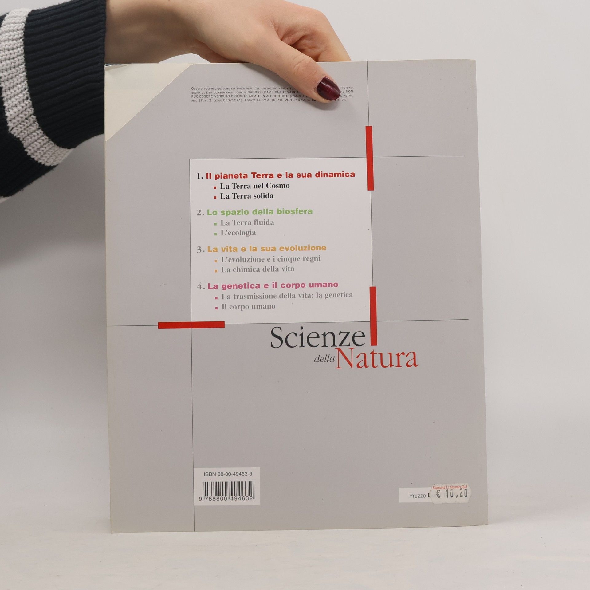 Stefano Zanoli Scienze della natura