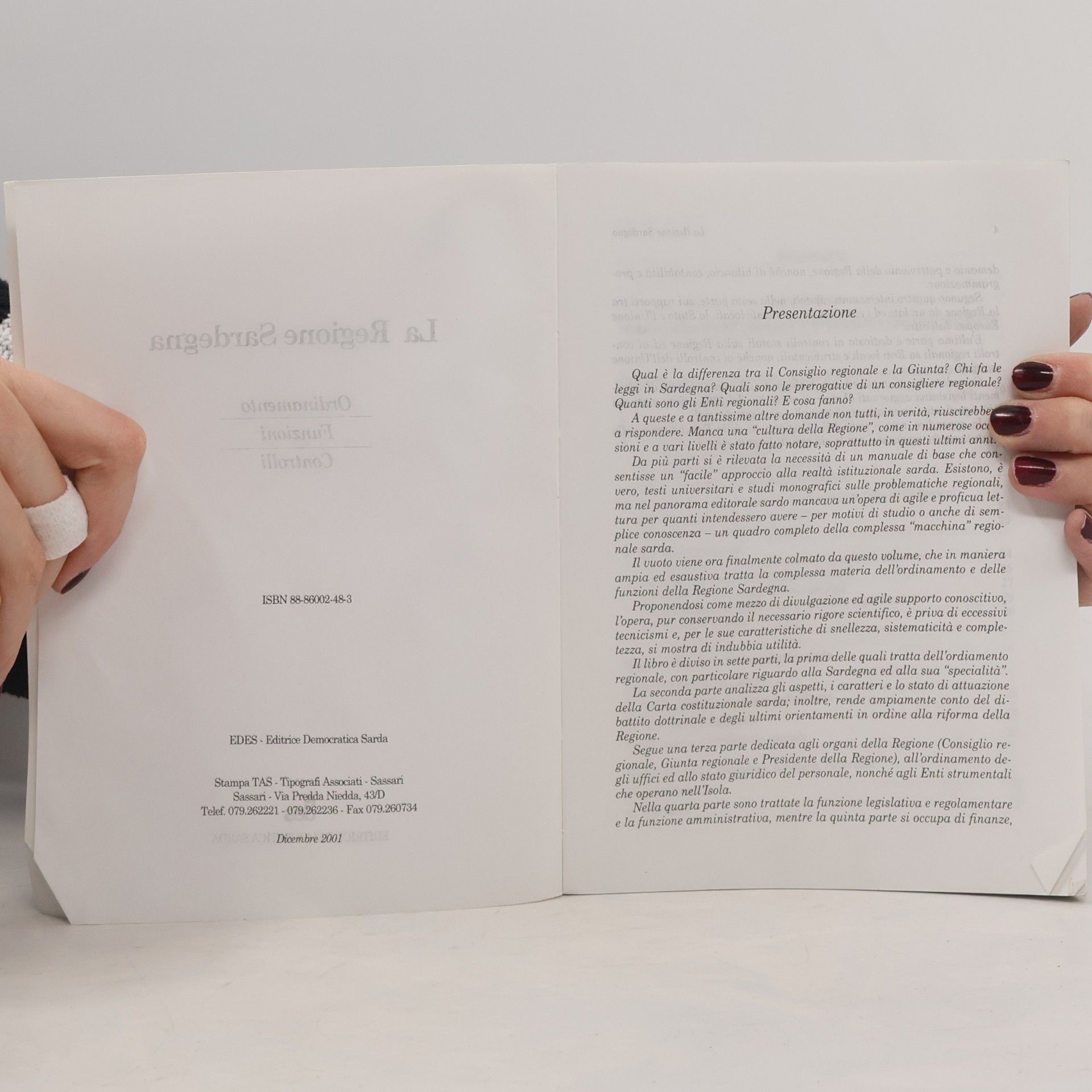 Various authors La Regione Sardegna