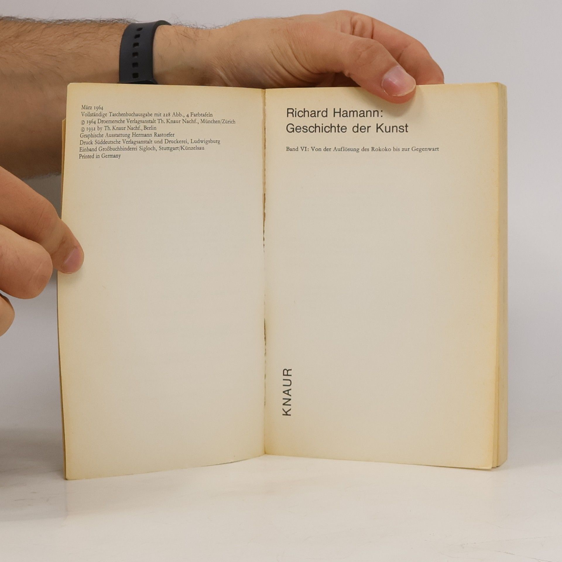 Richard Hamann Geschichte der Kunst