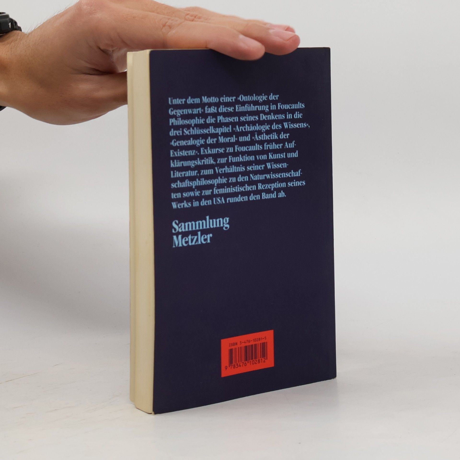 Hans Herbert Kögler Sammlung Metzler - 281: Michel Foucault