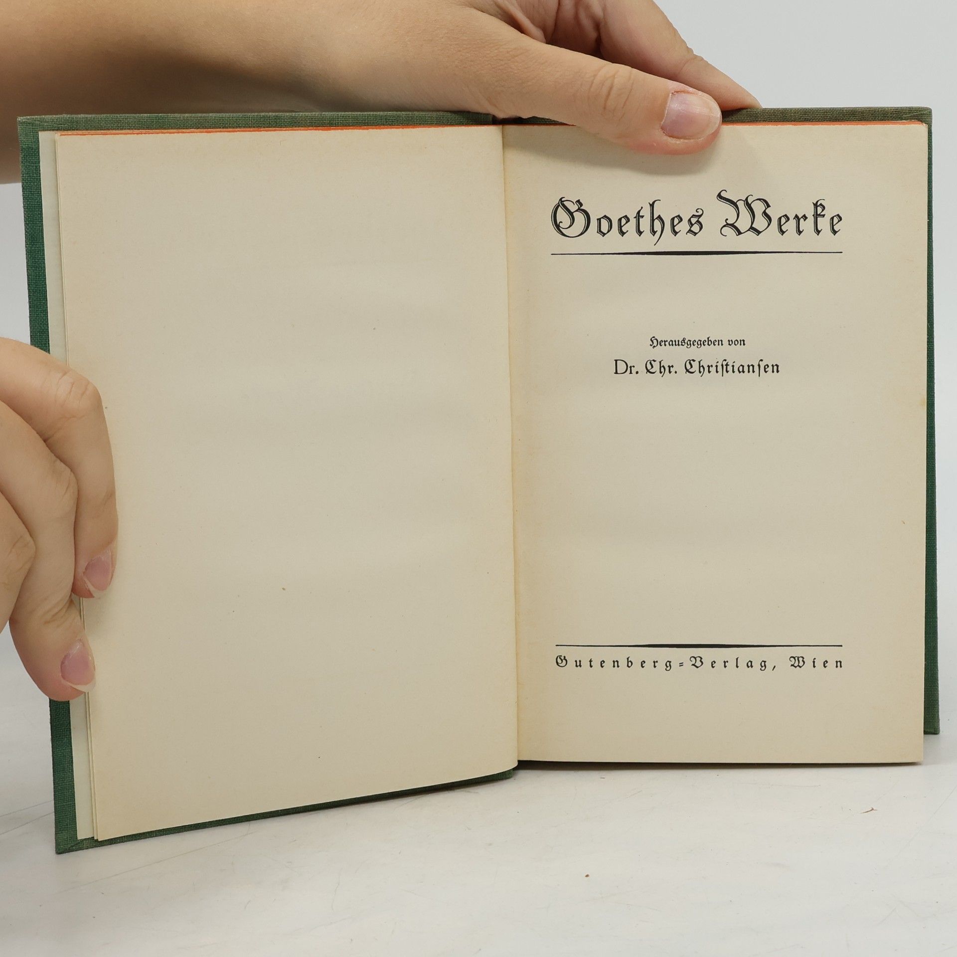 Johann Wolfgang von Goethe Goethes Werke: Dichtungen. Hermann und Dorothea