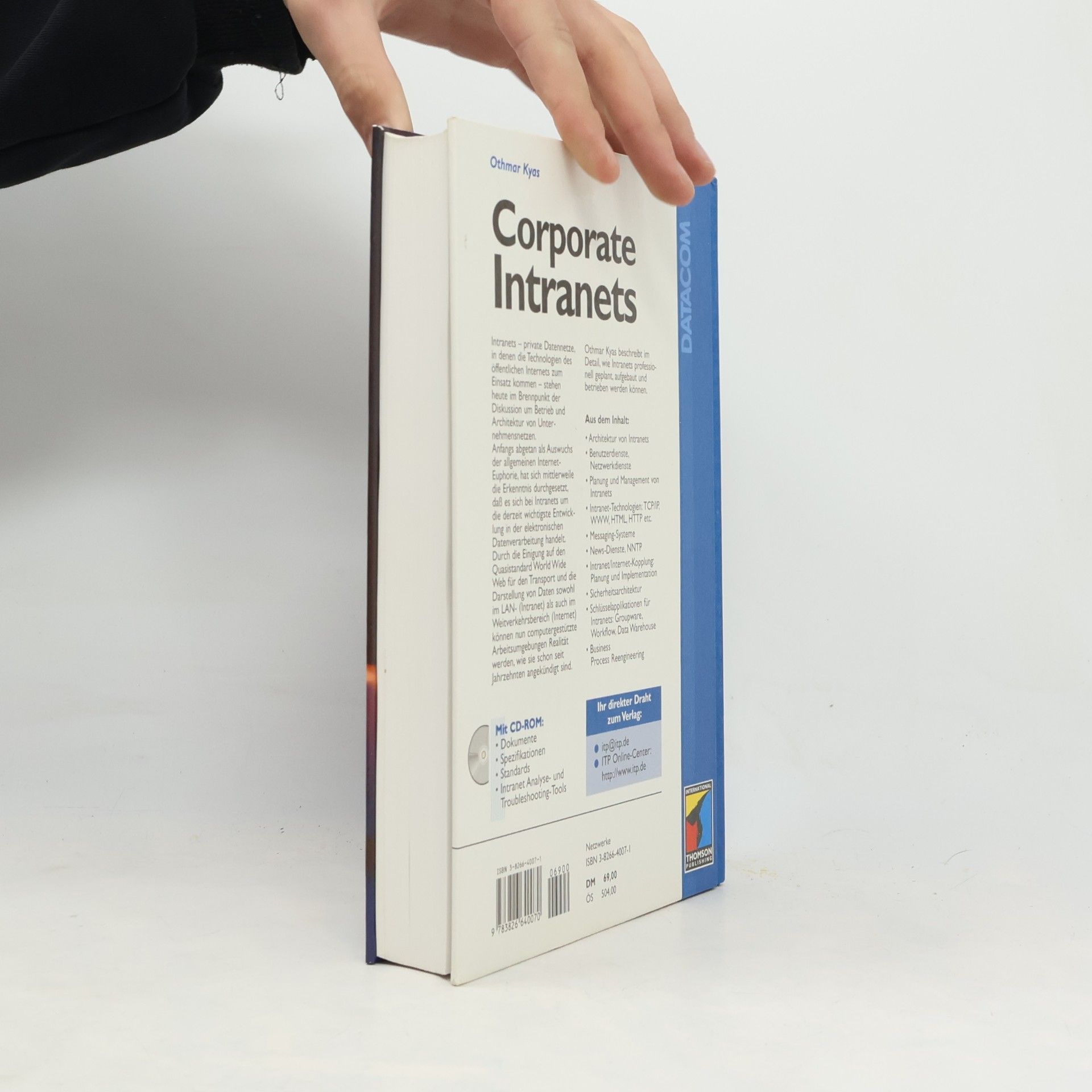 Othmar Kyas Corporate Intranets Mit CD-ROM