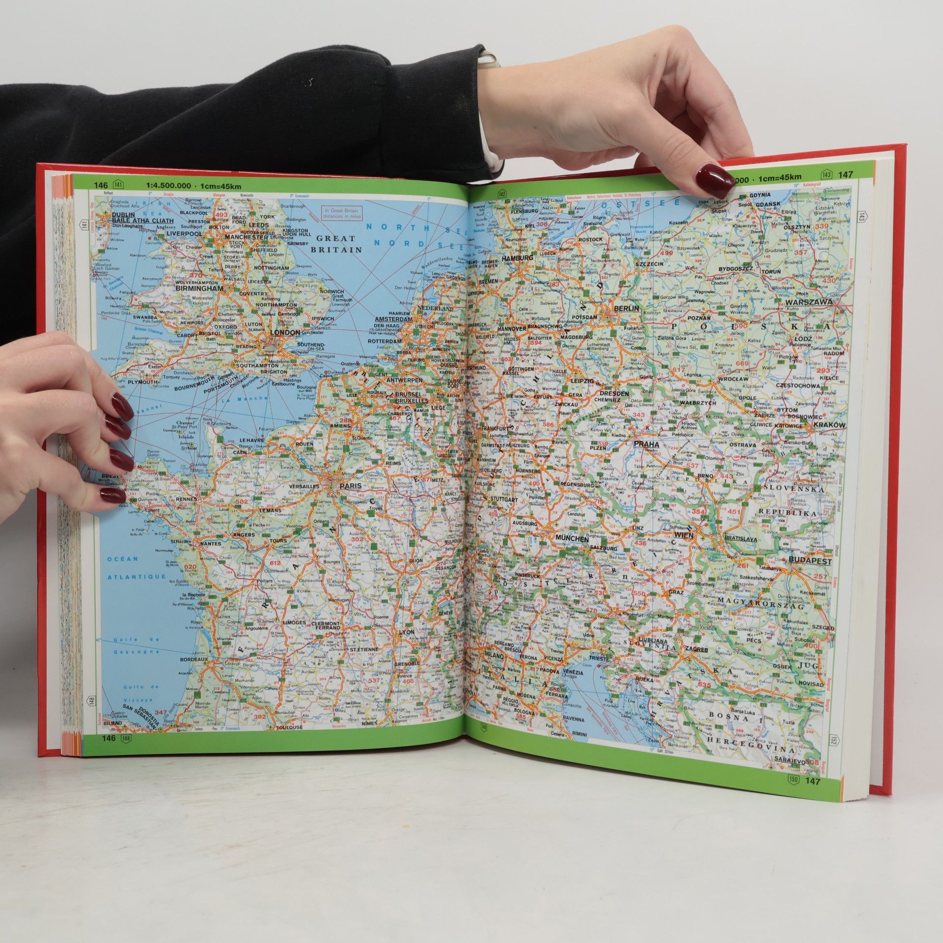 Auto-Atlas Deutschland und Europa