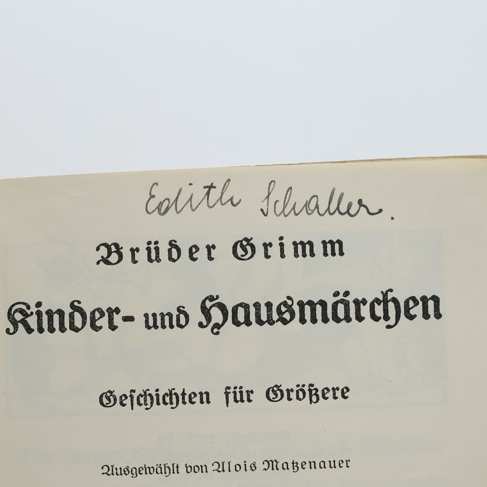 Gebrüder Grimm Volksschatz