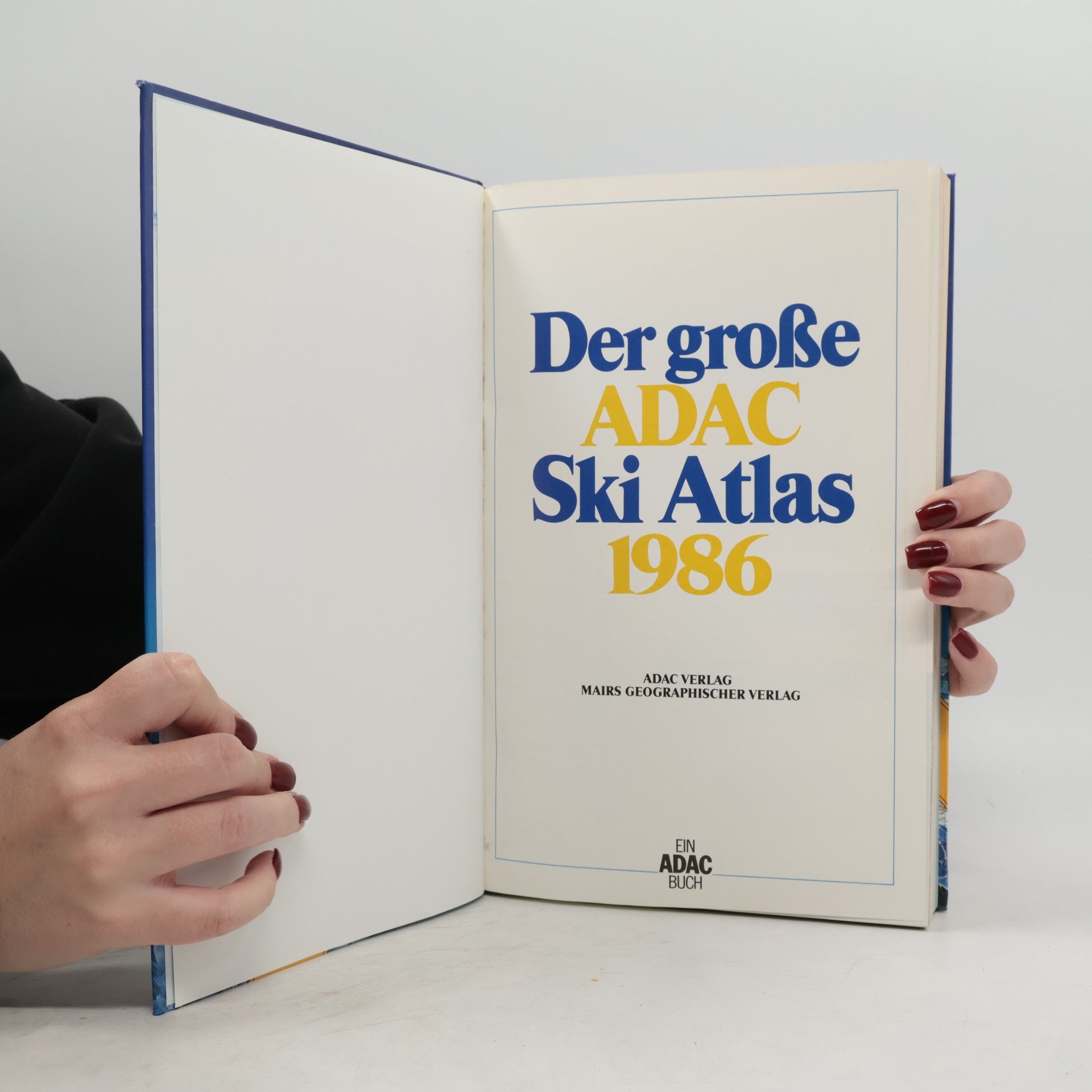 Der große ADAC Ski Atlas 1986