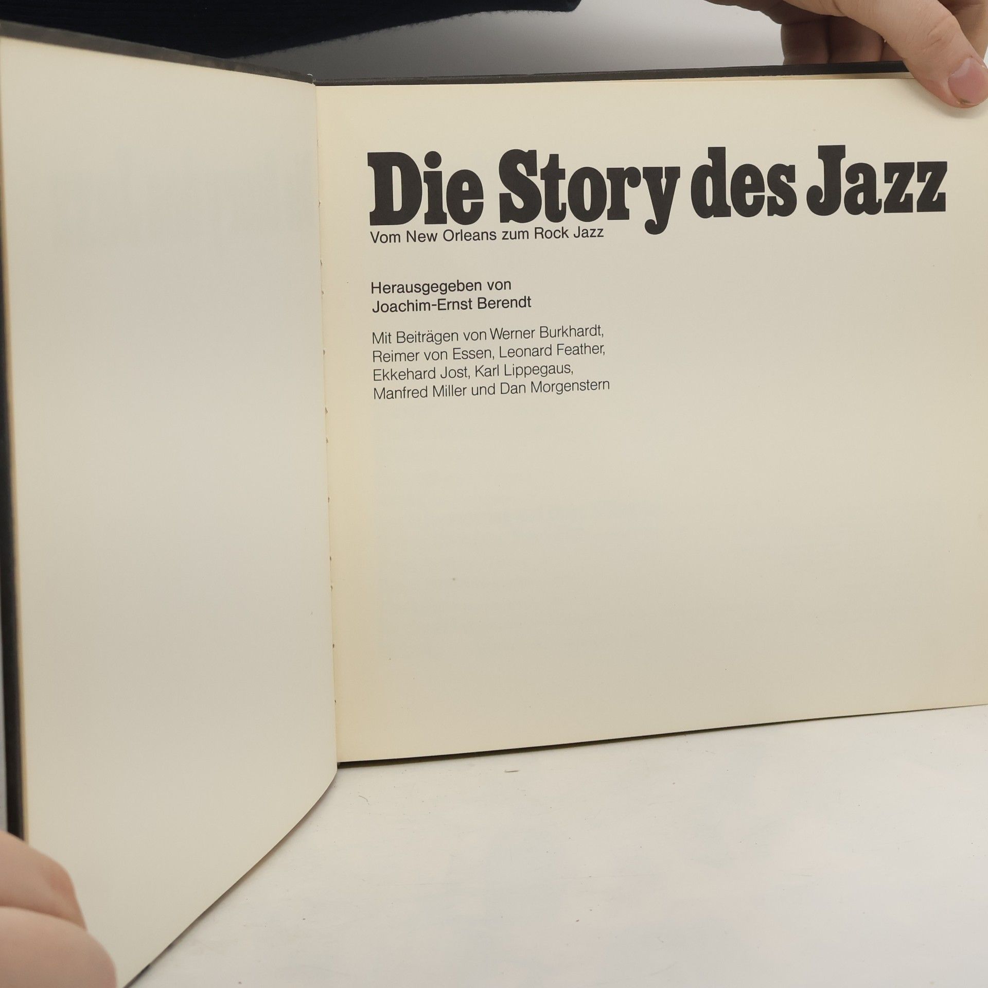 Joachim-Ernst Berendt Die Story des Jazz