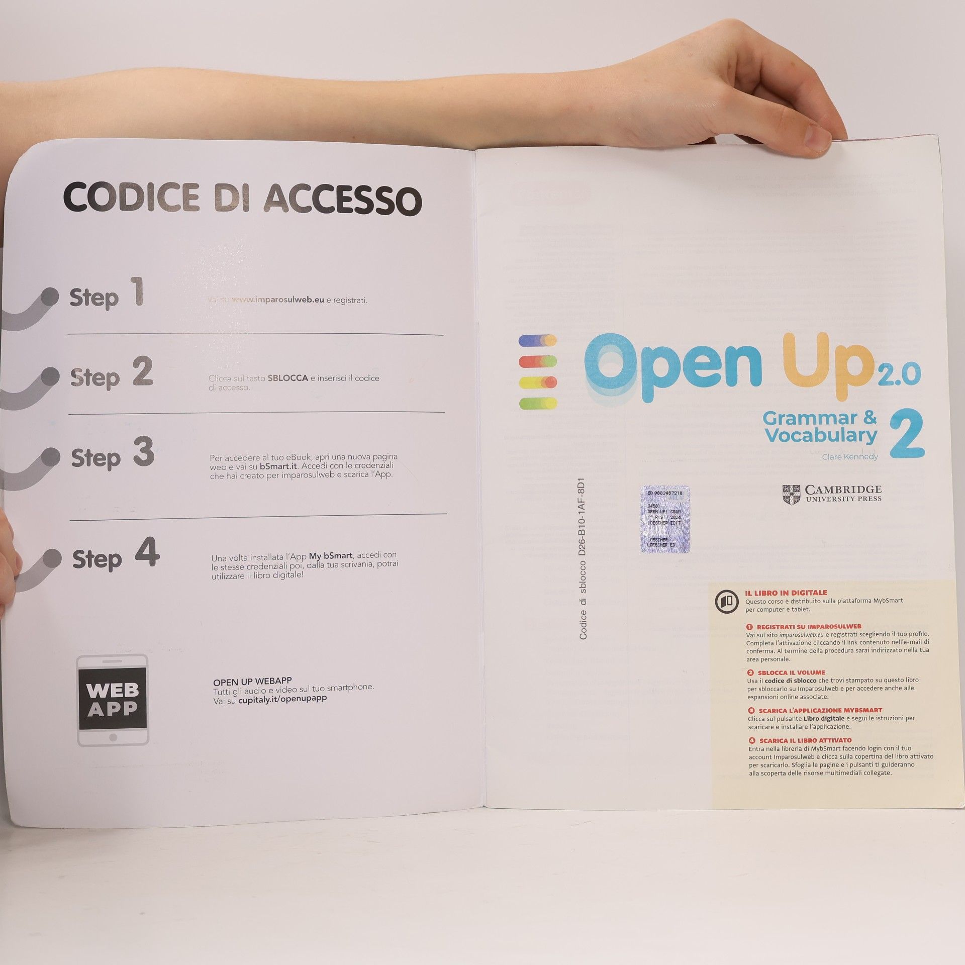 Clare Kennedy Open Up 2.0 Grammar & Vocabulary 2