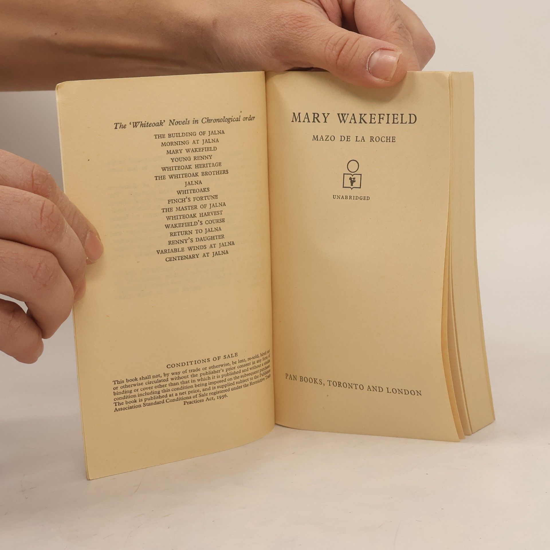 Mazo De la Roche Mary Wakefield