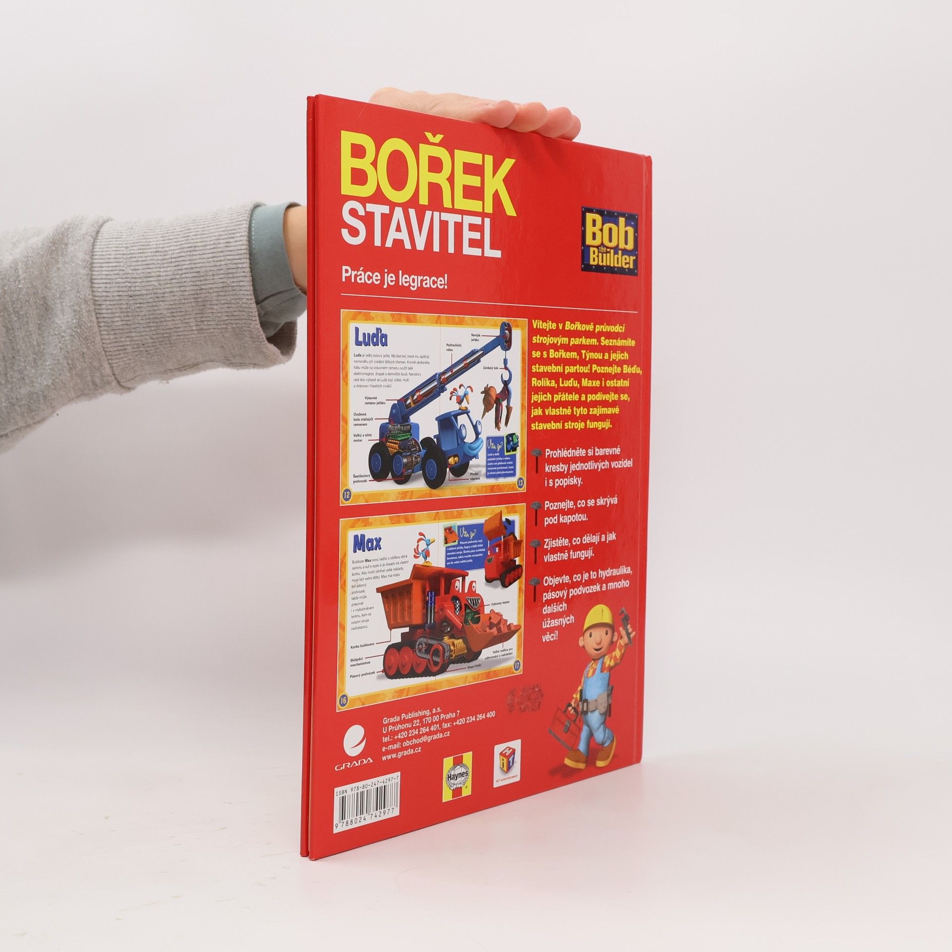 Derek Smith Bořek stavitel: Práce je legrace! Průvodce strojovým parkem