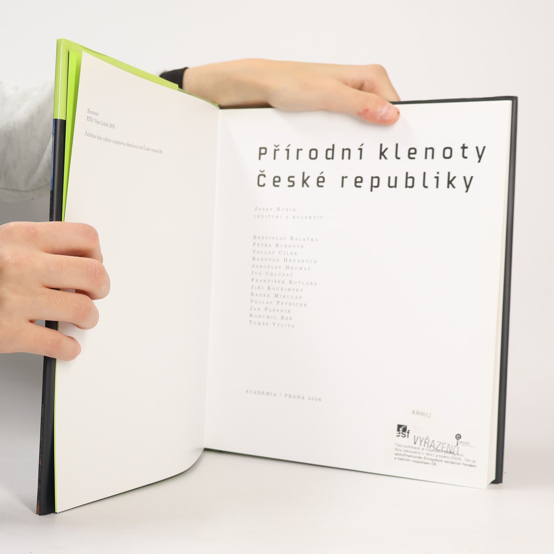 Břetislav Balatka Přírodní klenoty České republiky