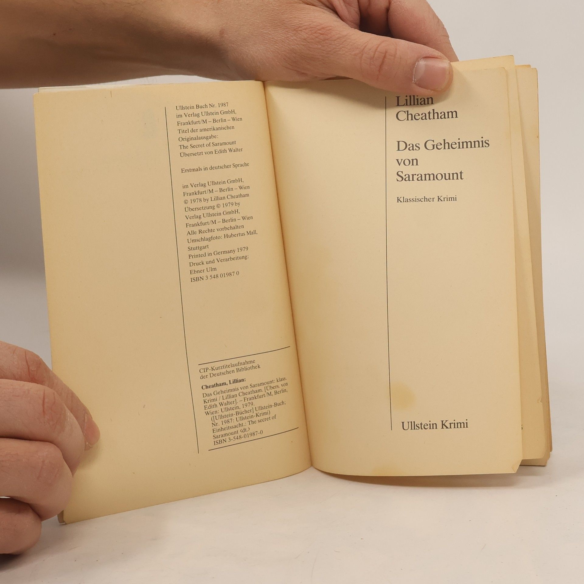 Lillian Cheatham Das Geheimnis von Saramount