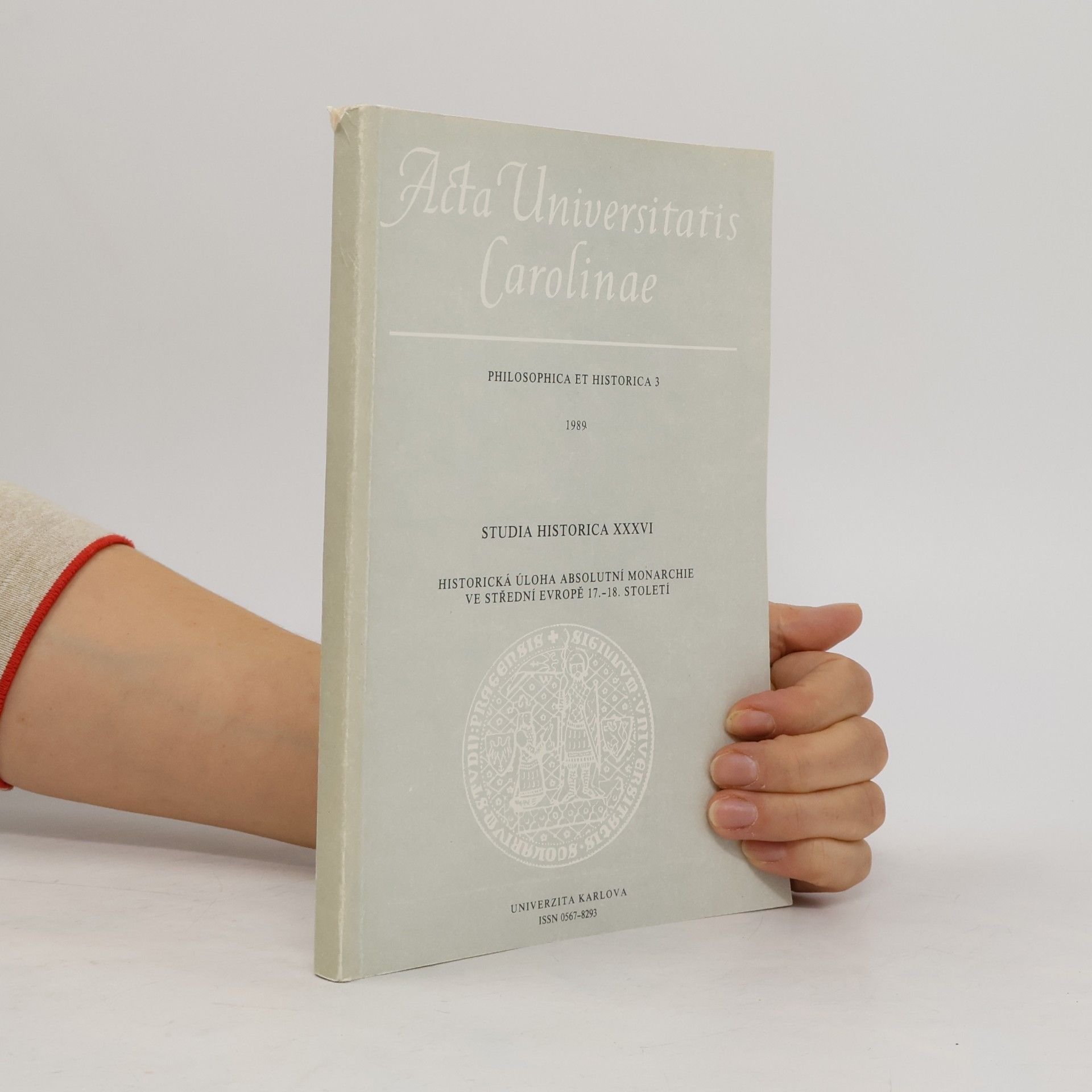 kolektiv Acta Universitatis Carolinae 3/1989