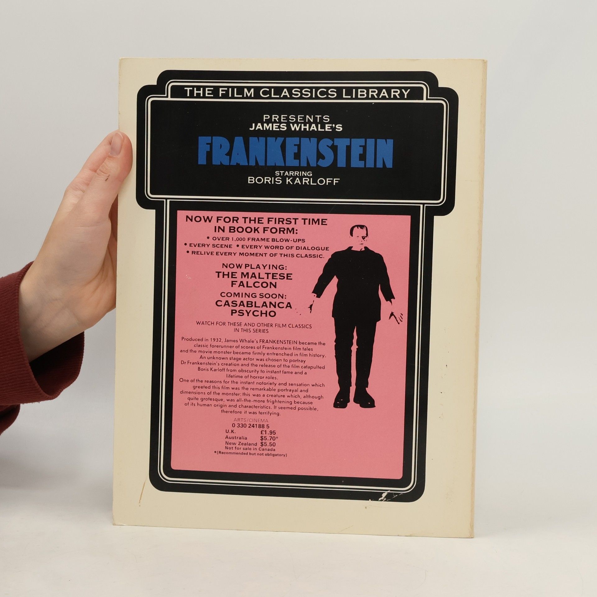 Richard J. Anobile James Whale's Frankenstein