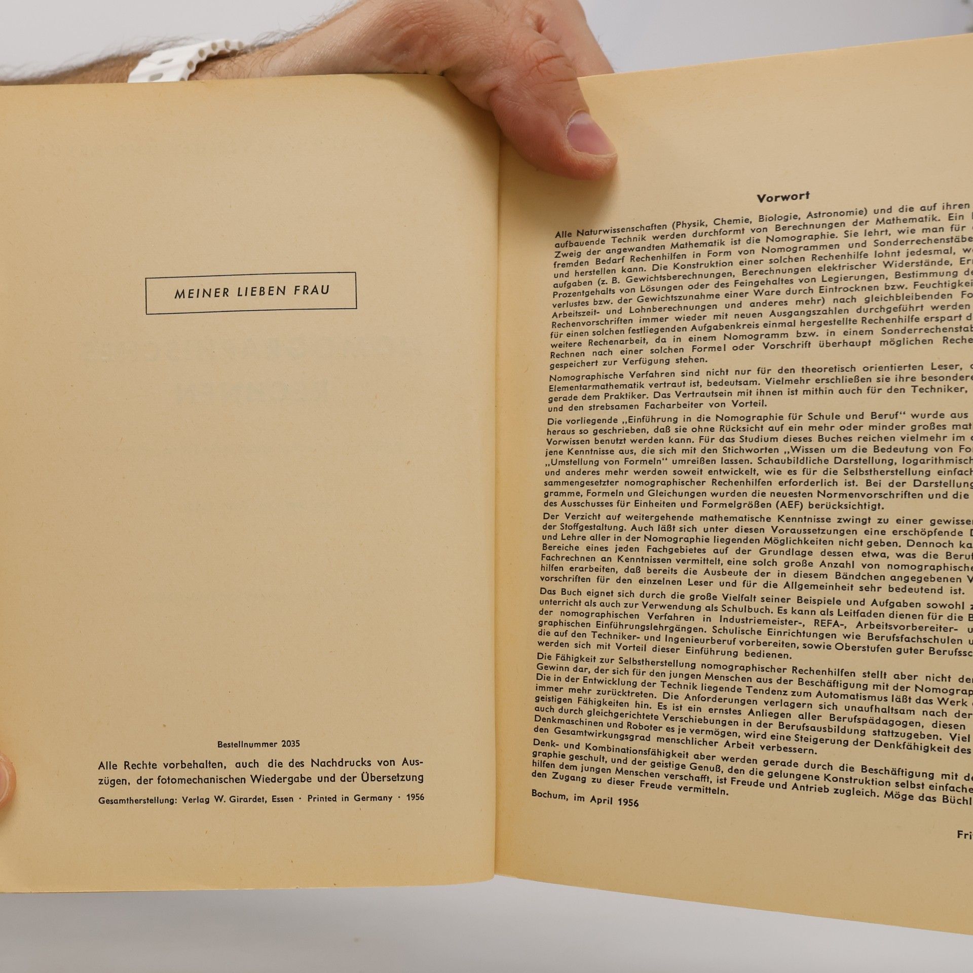 Fritz Kiessler Nomographisches Rechnen