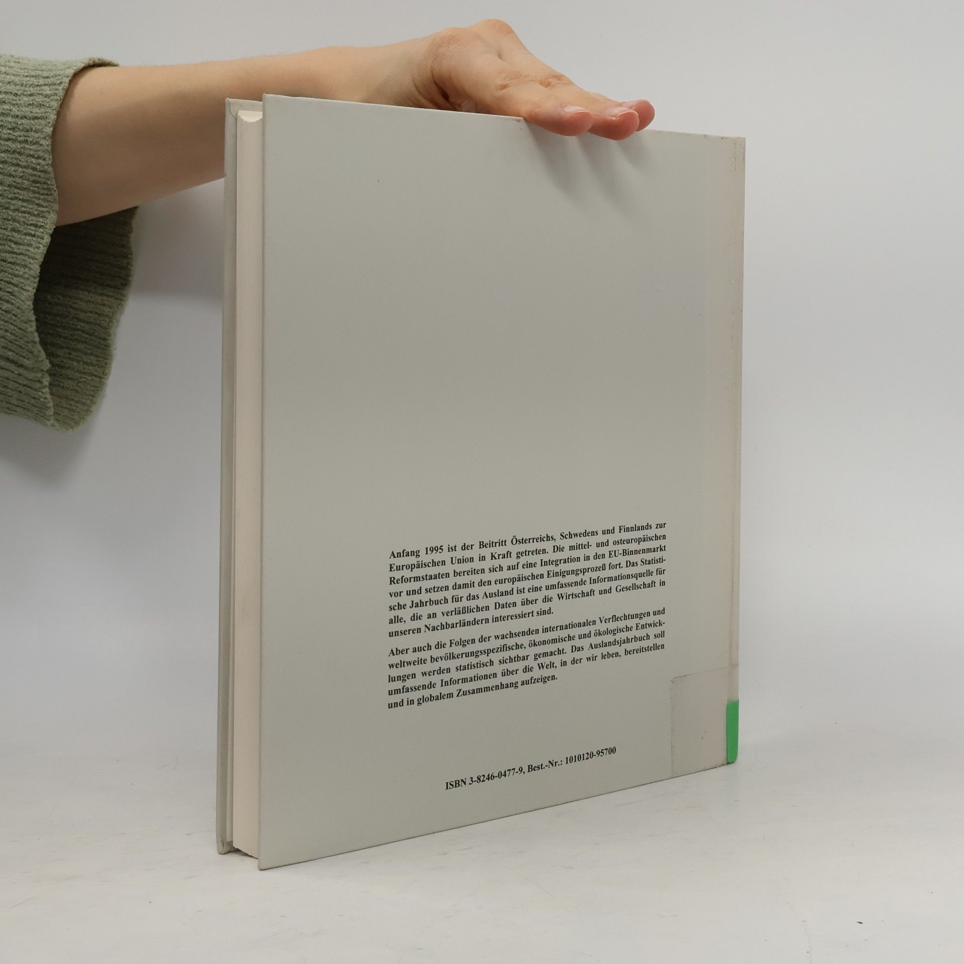 Statistisches Bundesamt Statistisches Jahrbuch für das Ausland