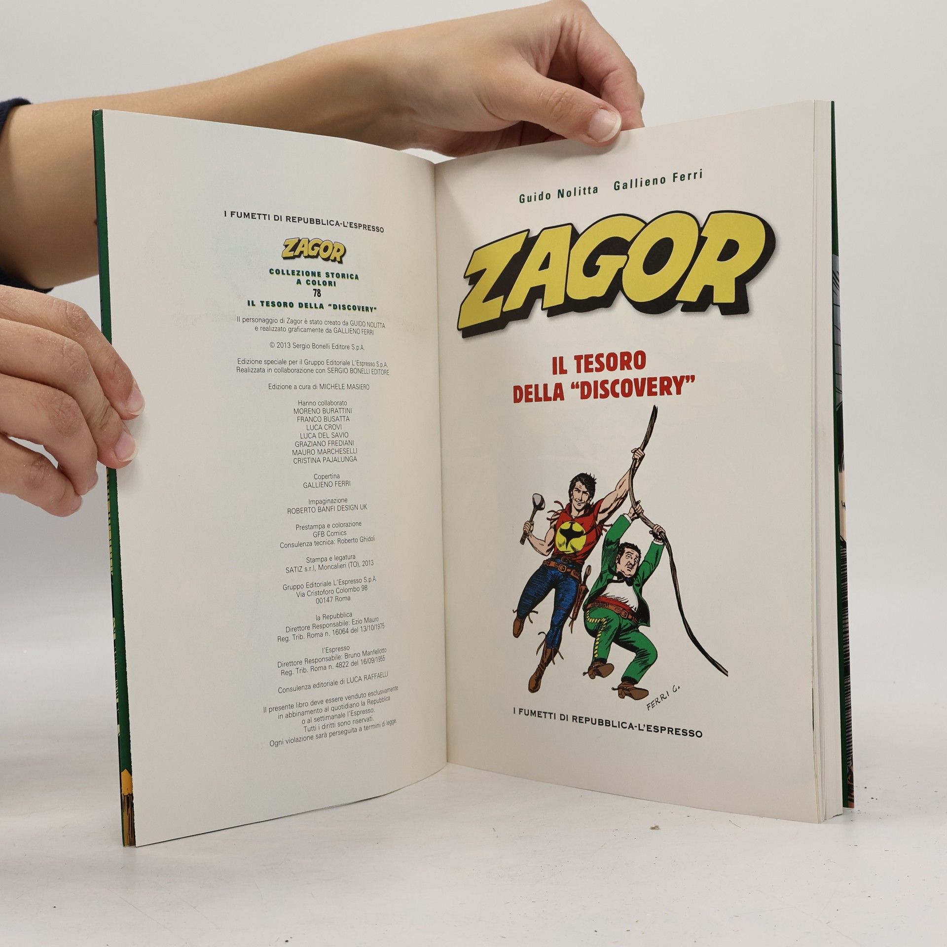 kolektiv Zagor 78. Il tesoro della "Discovery"