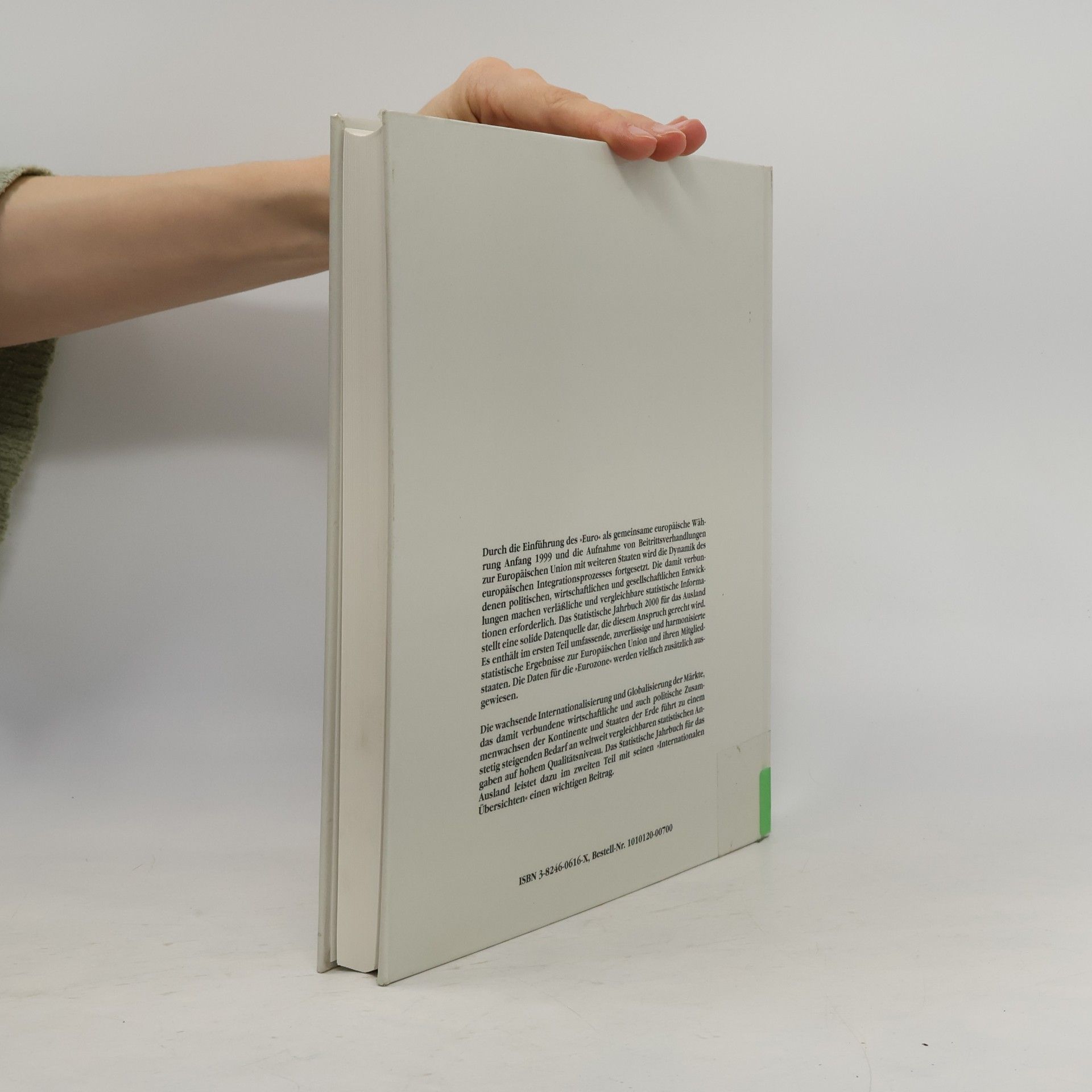 Statistisches Bundesamt Statistisches Jahrbuch 2000