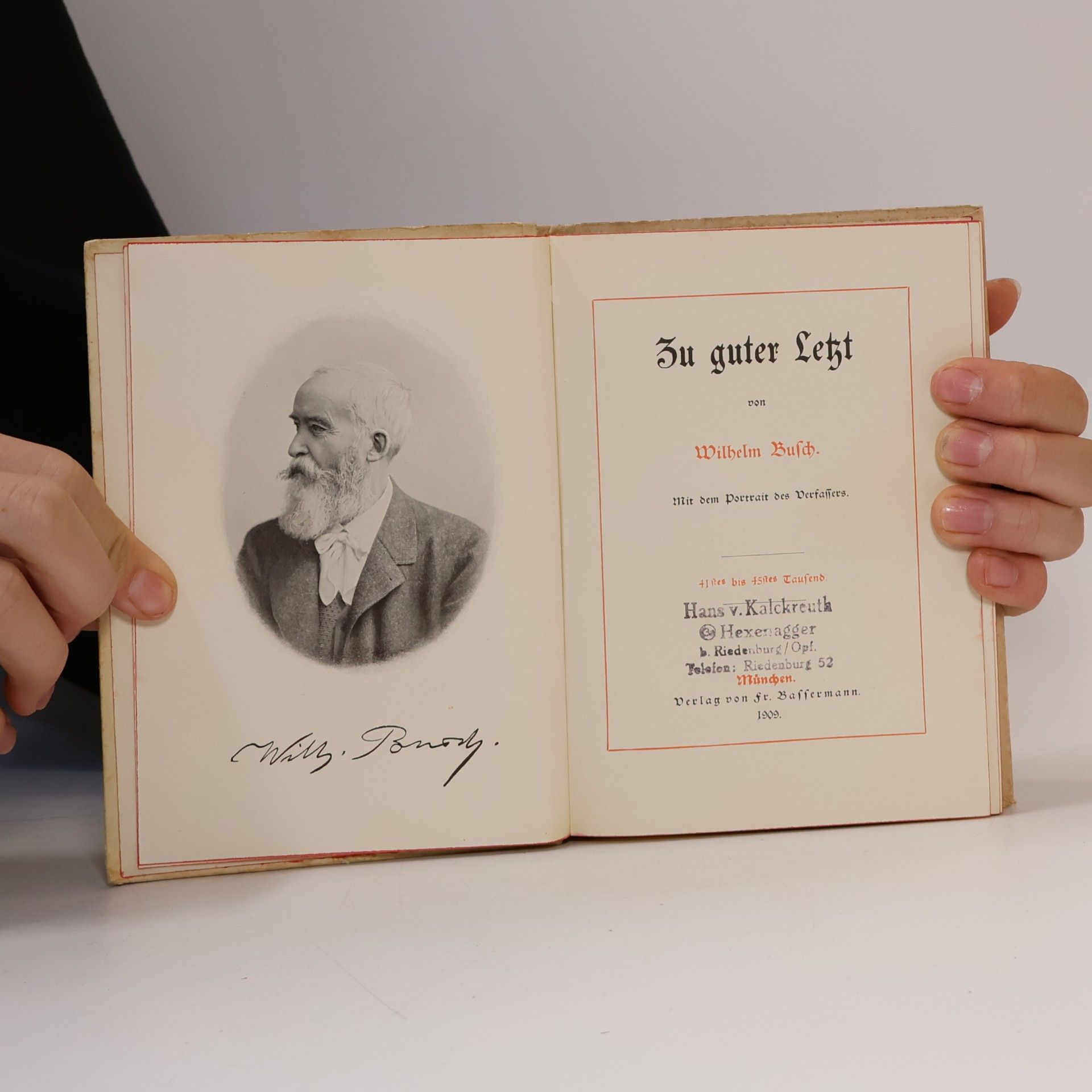 Wilhelm Busch Zu guter Letzt