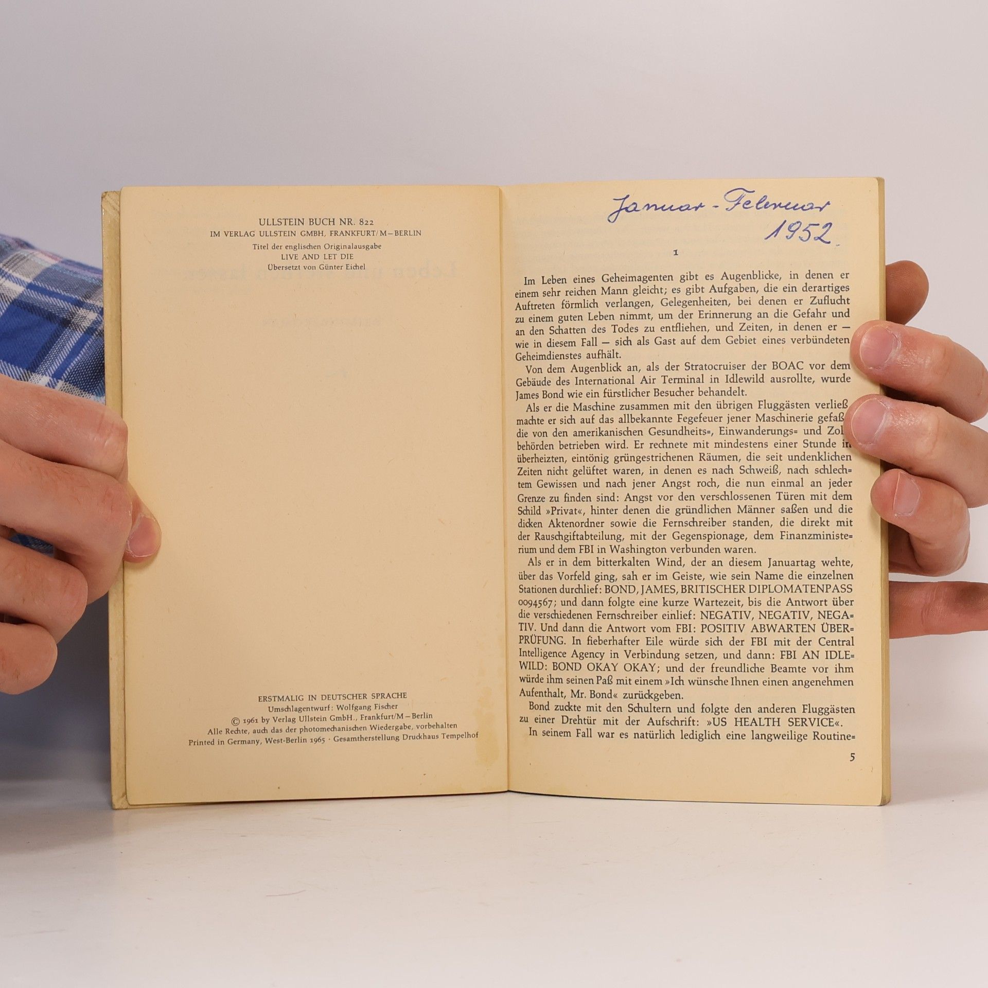 Ian Fleming Leben und sterben lassen