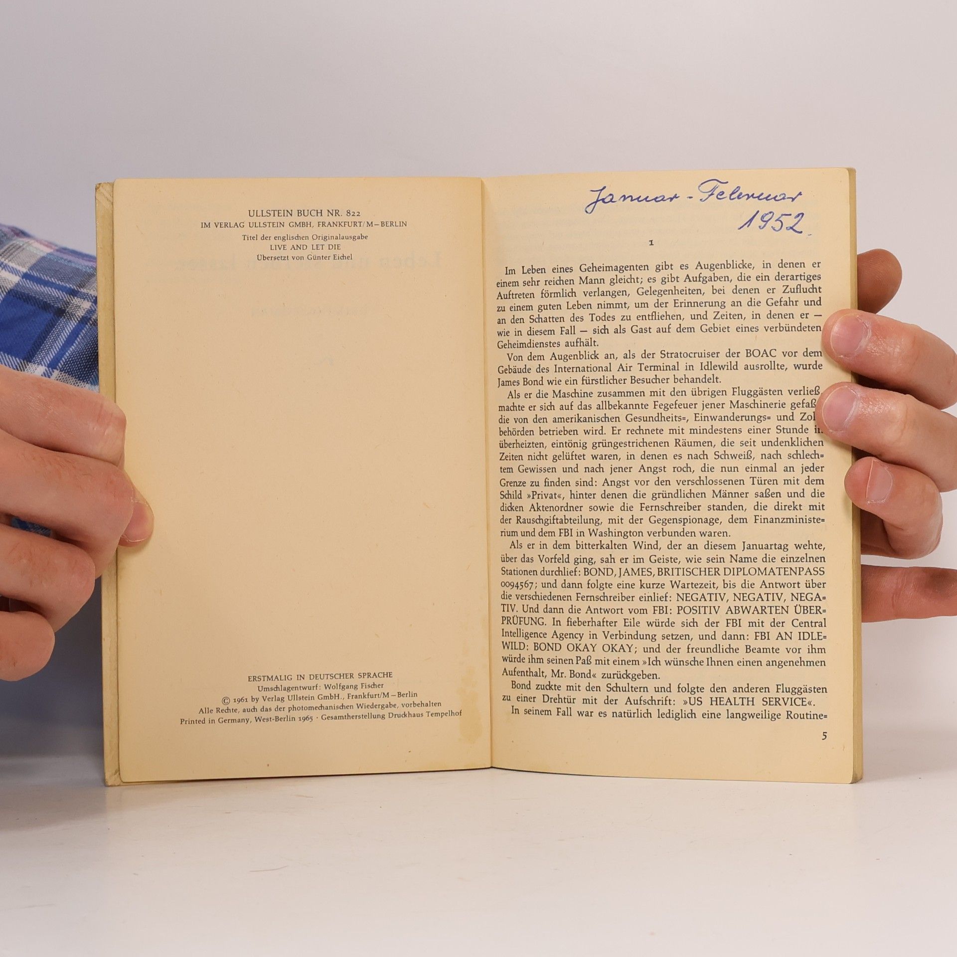 Ian Fleming Leben und sterben lassen