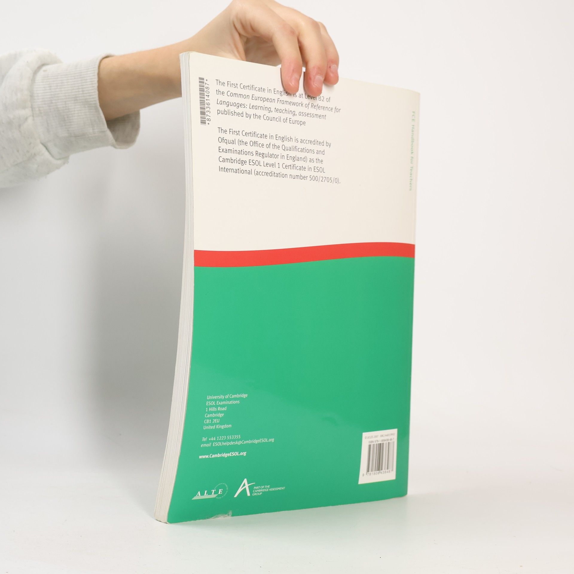 Kolektiv autorů First Certificate in English. Handbook for Teachers