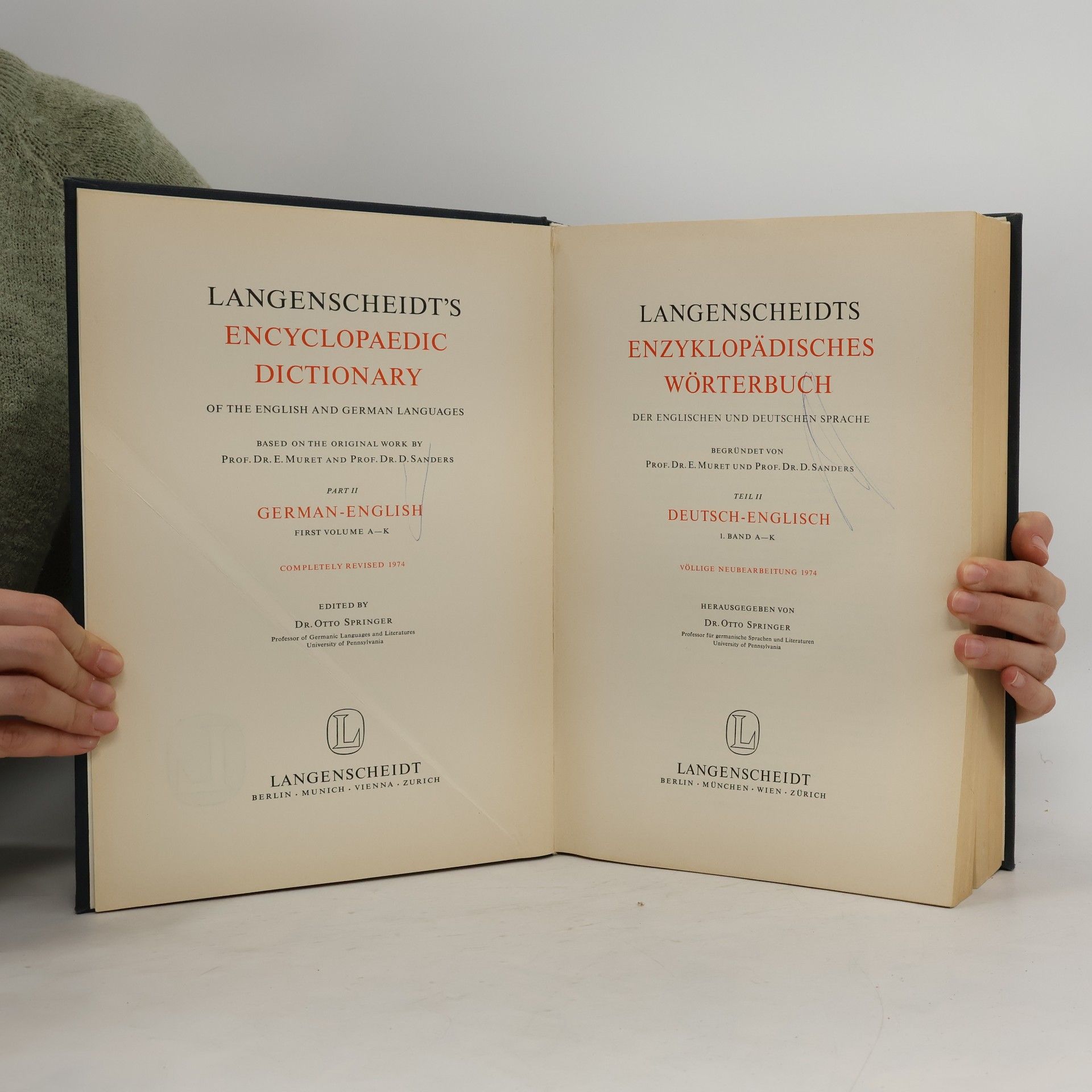 AA.VV. Langenscheidts enzyklopädisches Wörterbuch der englischen und deutschen Sprache II, A-K