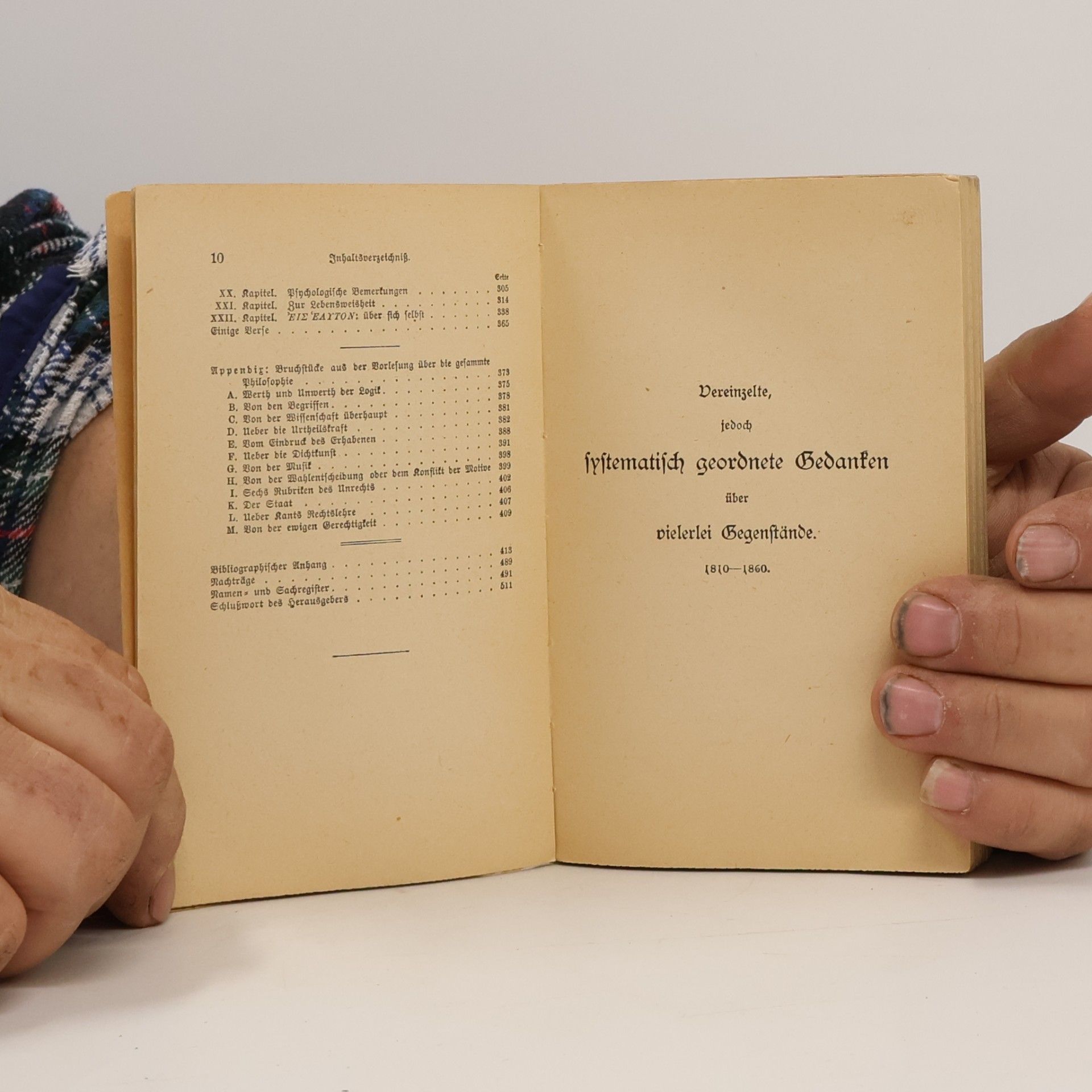 Arthur Schopenhauer Schopenhauers handschriftlicher Nachlaß IV.