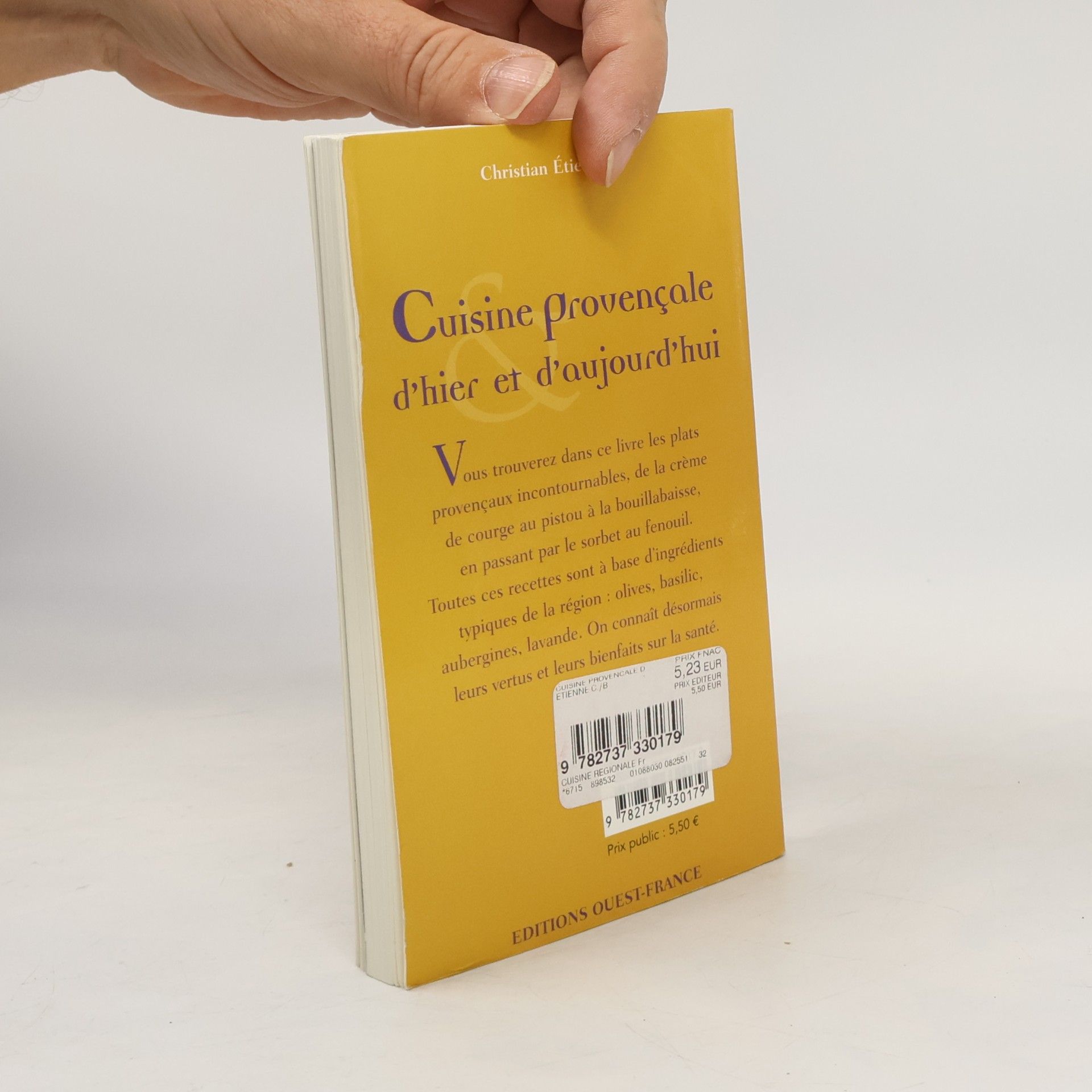Christian Étienne Cuisine provençale d'hier et d'aujourd'hui