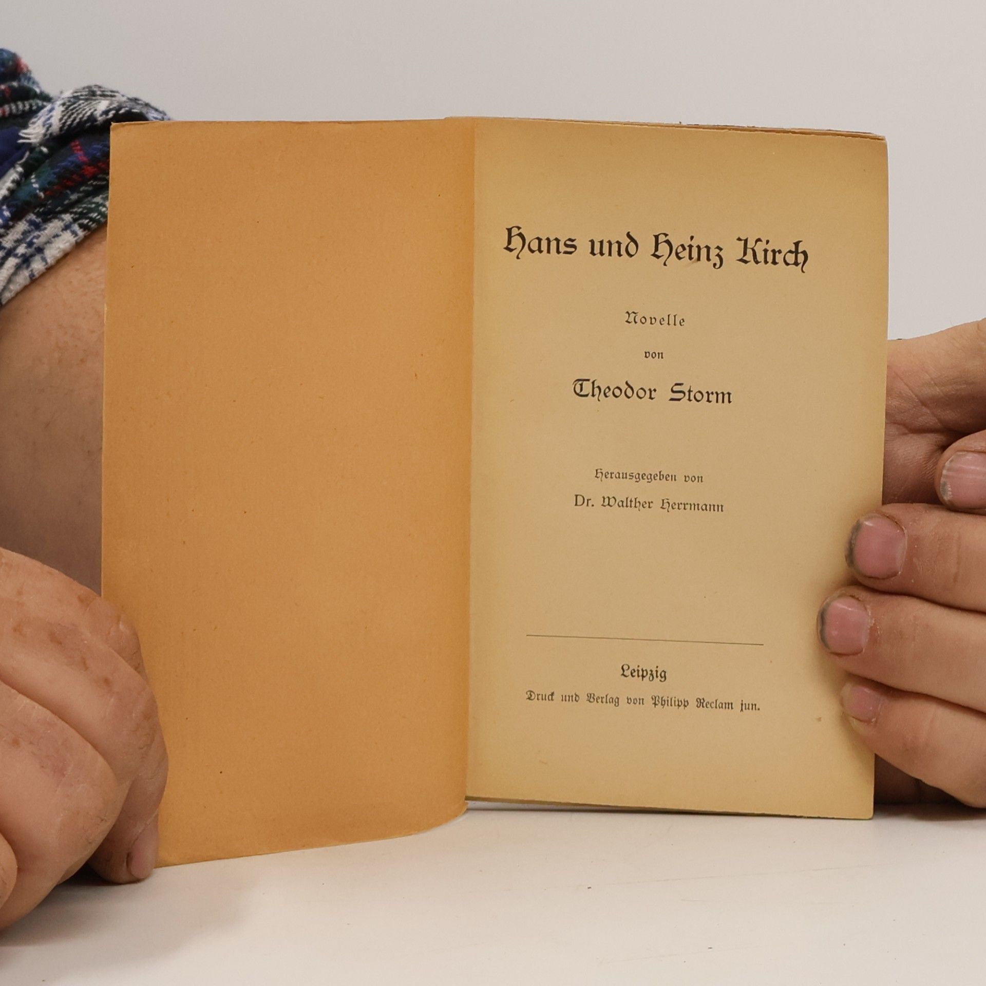 Theodor Storm Hans und Heinz Kirch