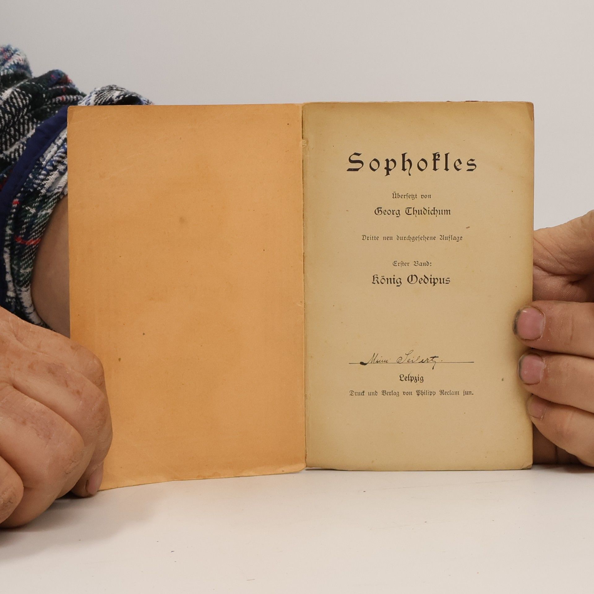 Sophokles König Oedipus 1