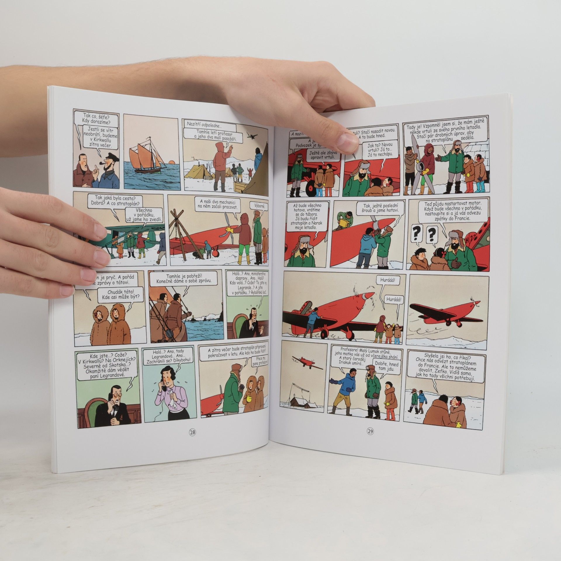 Hergé Stratoplán H 22. 2. část. Směr New York