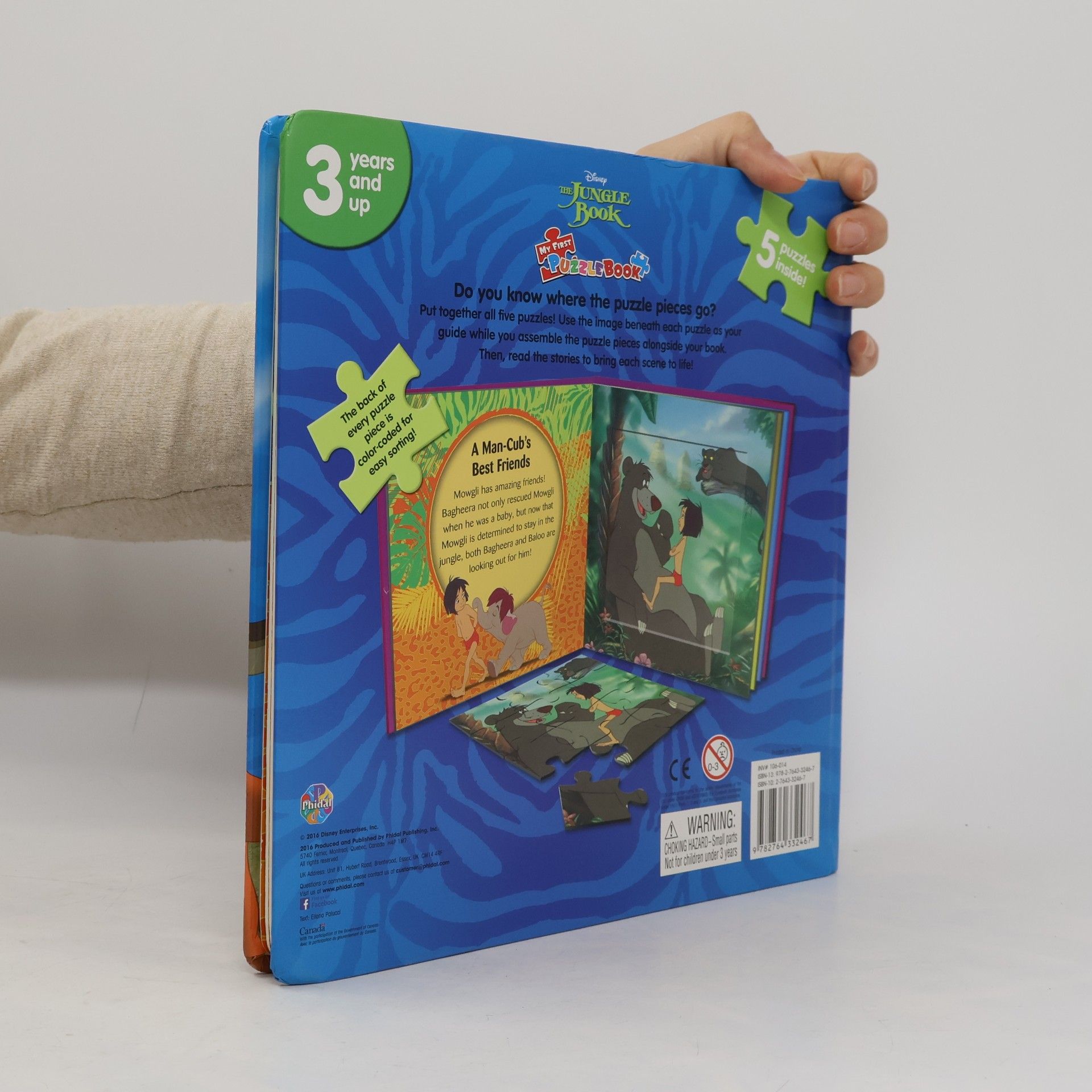 Phidal Publishing Inc. Disney The Jungle Book My First Puzzle Book