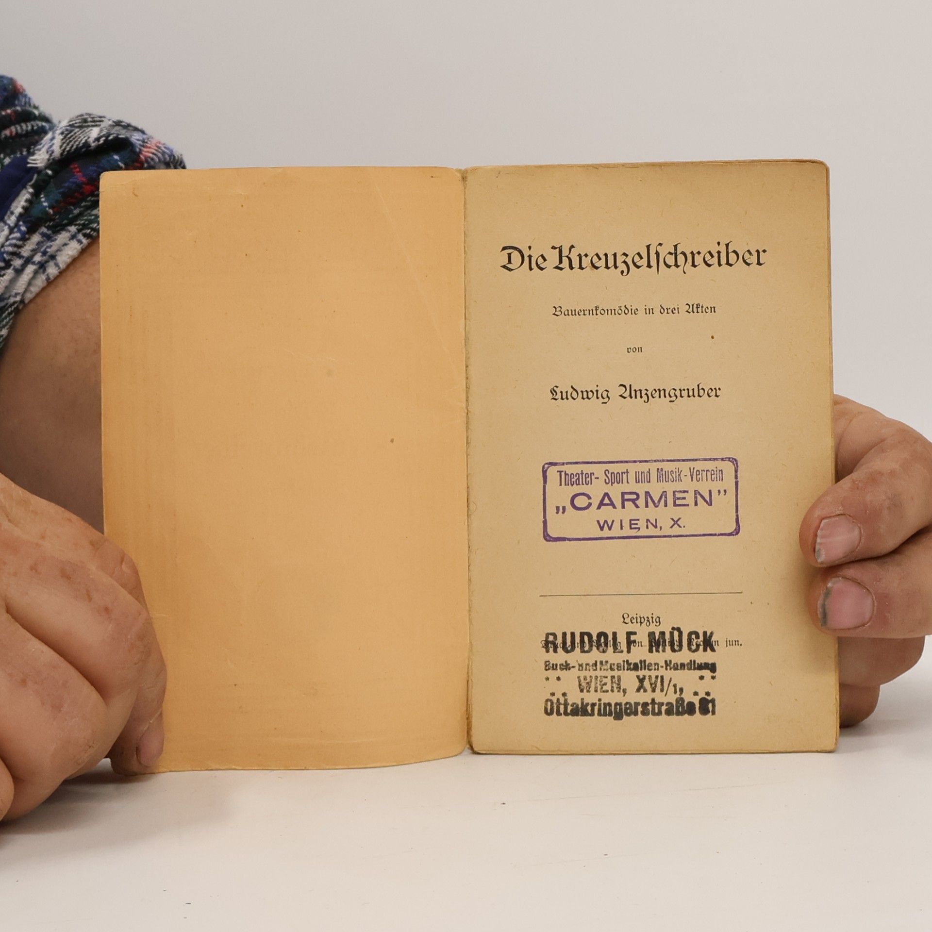 Ludwig Anzengruber Die Kreuzelschreiber