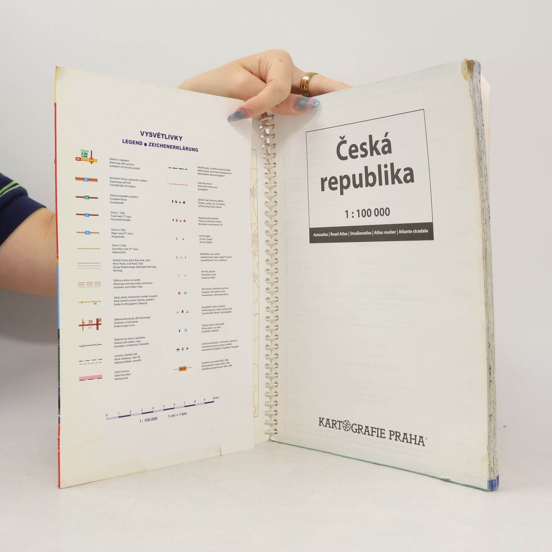 kolektiv Česká republika autoatlas 1:100.000