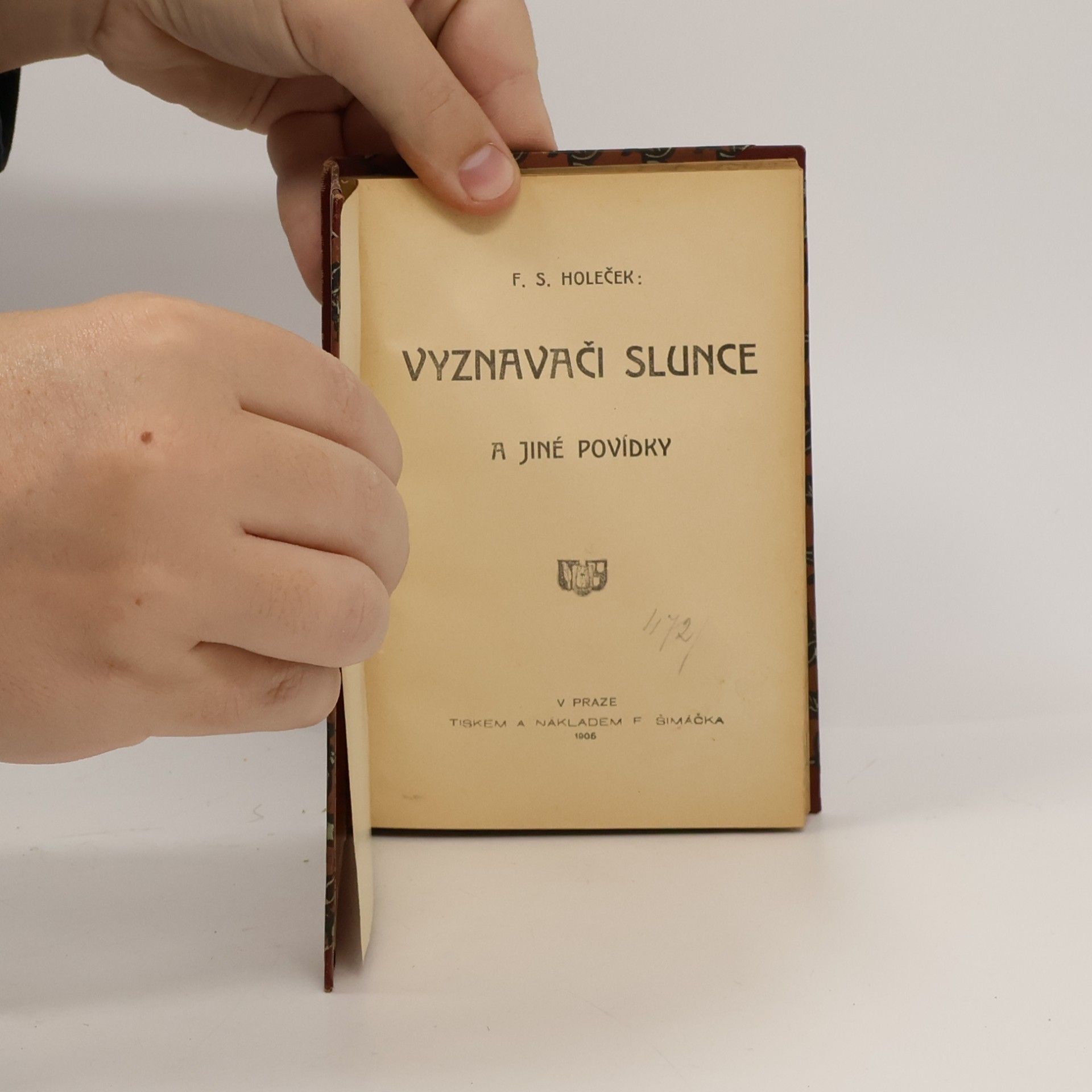 Holeček F. S. Chvilky u nohou Matky Boží