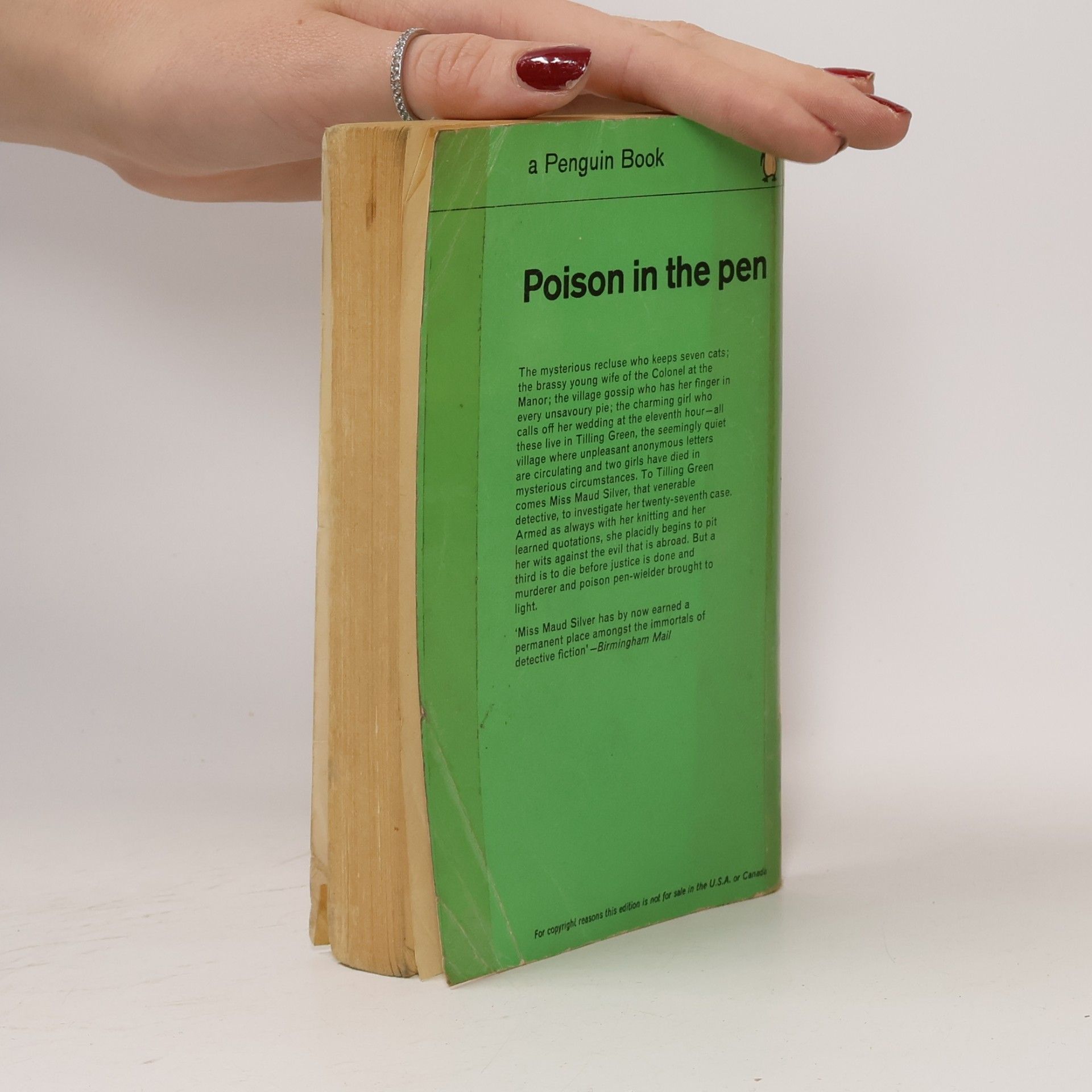 Patricia Wentworth Poison in the pen