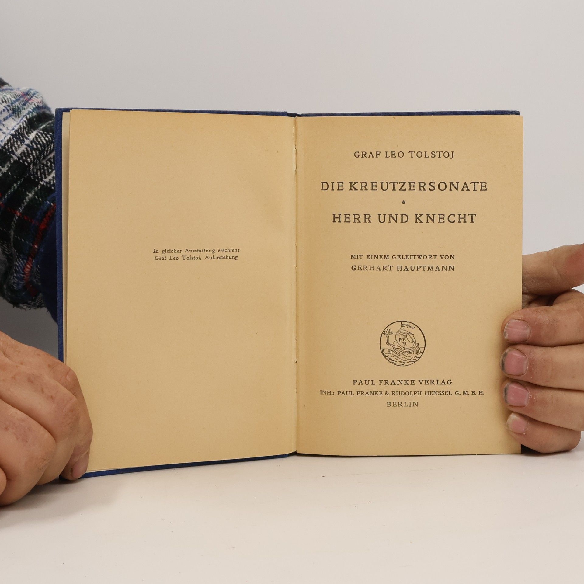Lew Nikolajewitsch Tolstoi Die Kreutzersonate. Herr und Knecht