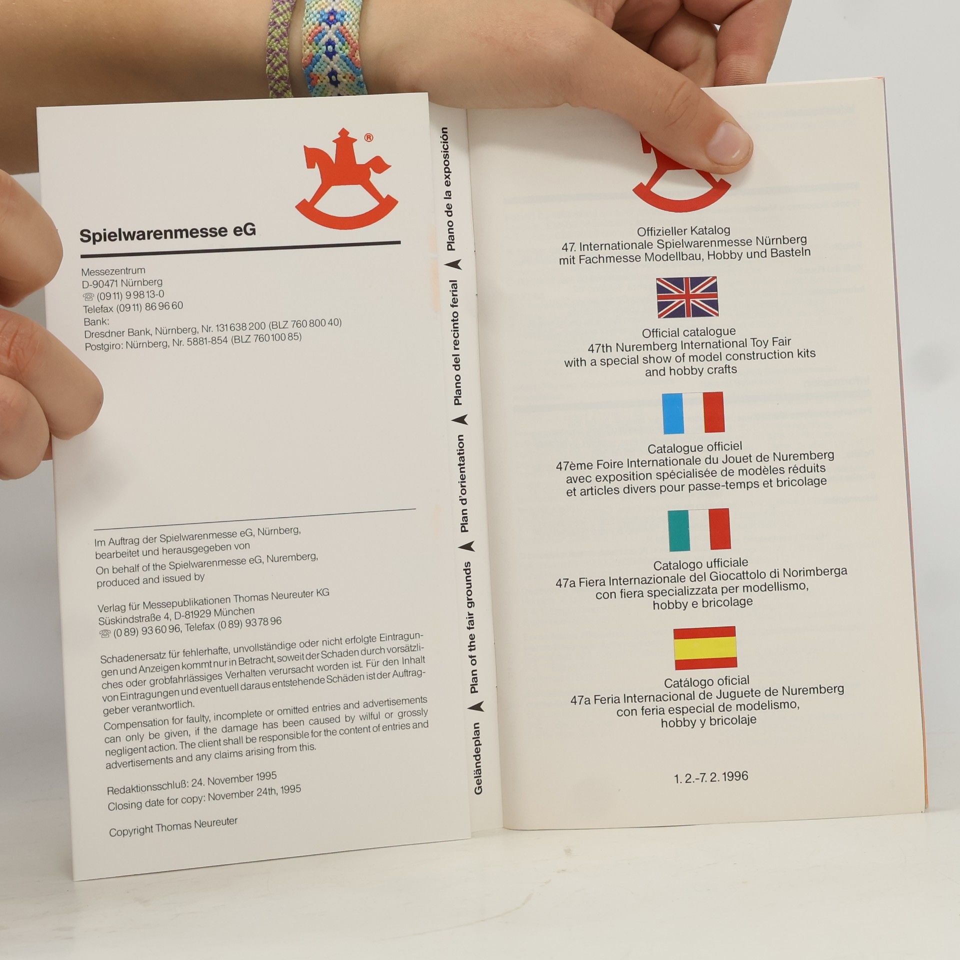 kolektiv 47. Internationale Spielwarenmesse Nürnberg 1.2.–7.2.1996