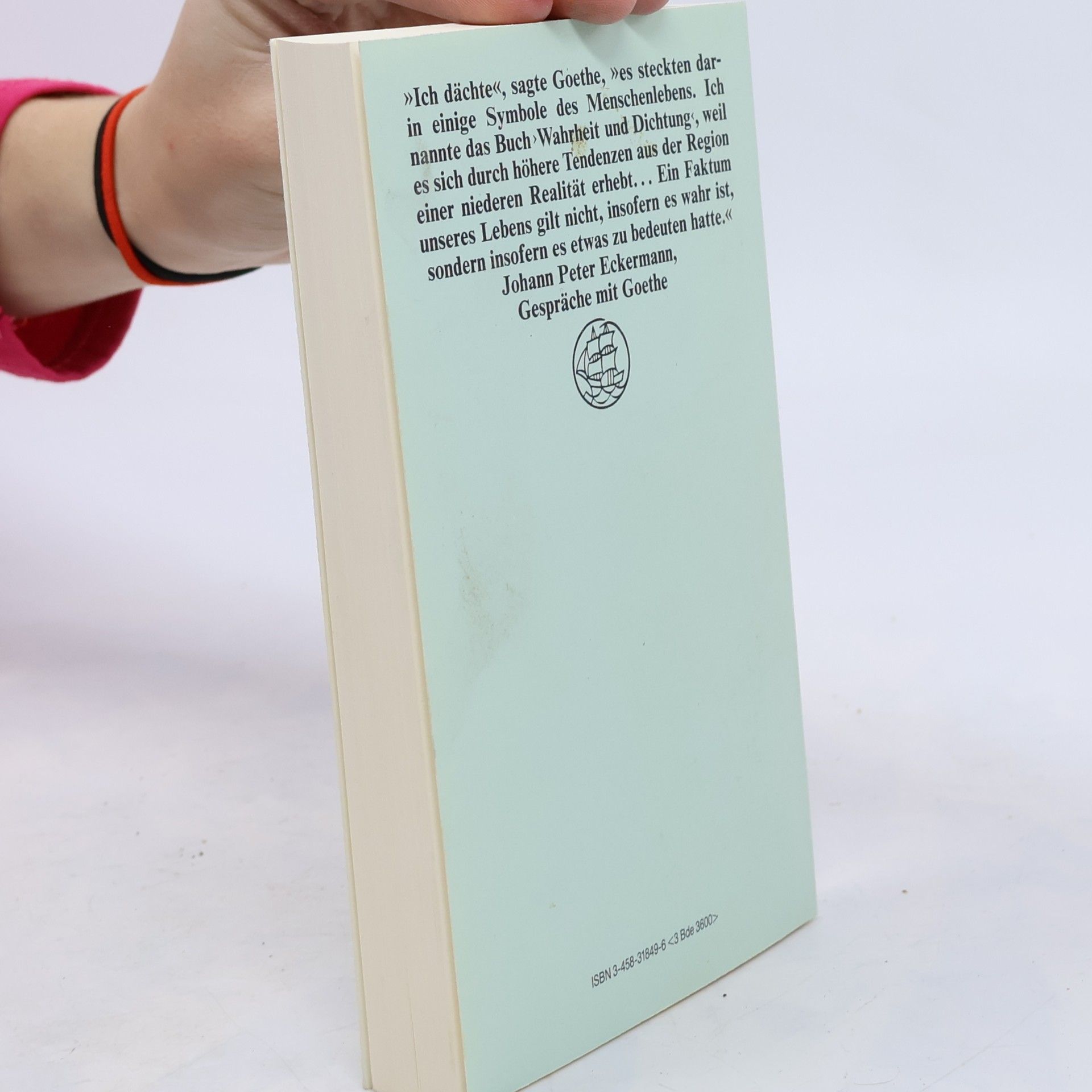 Goethe DICHTUNG UND WAHRHEIT 1-3