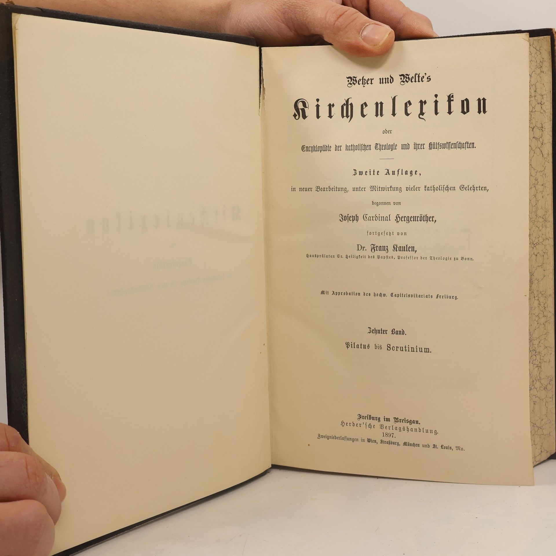 Joseph Cardinal Hergenröther Kirchen-Lexikon, oder Encyklopädie der Katholischen Theologie und Ihrer Hilfswissenschaften 10. Pilatus-Scrutinium