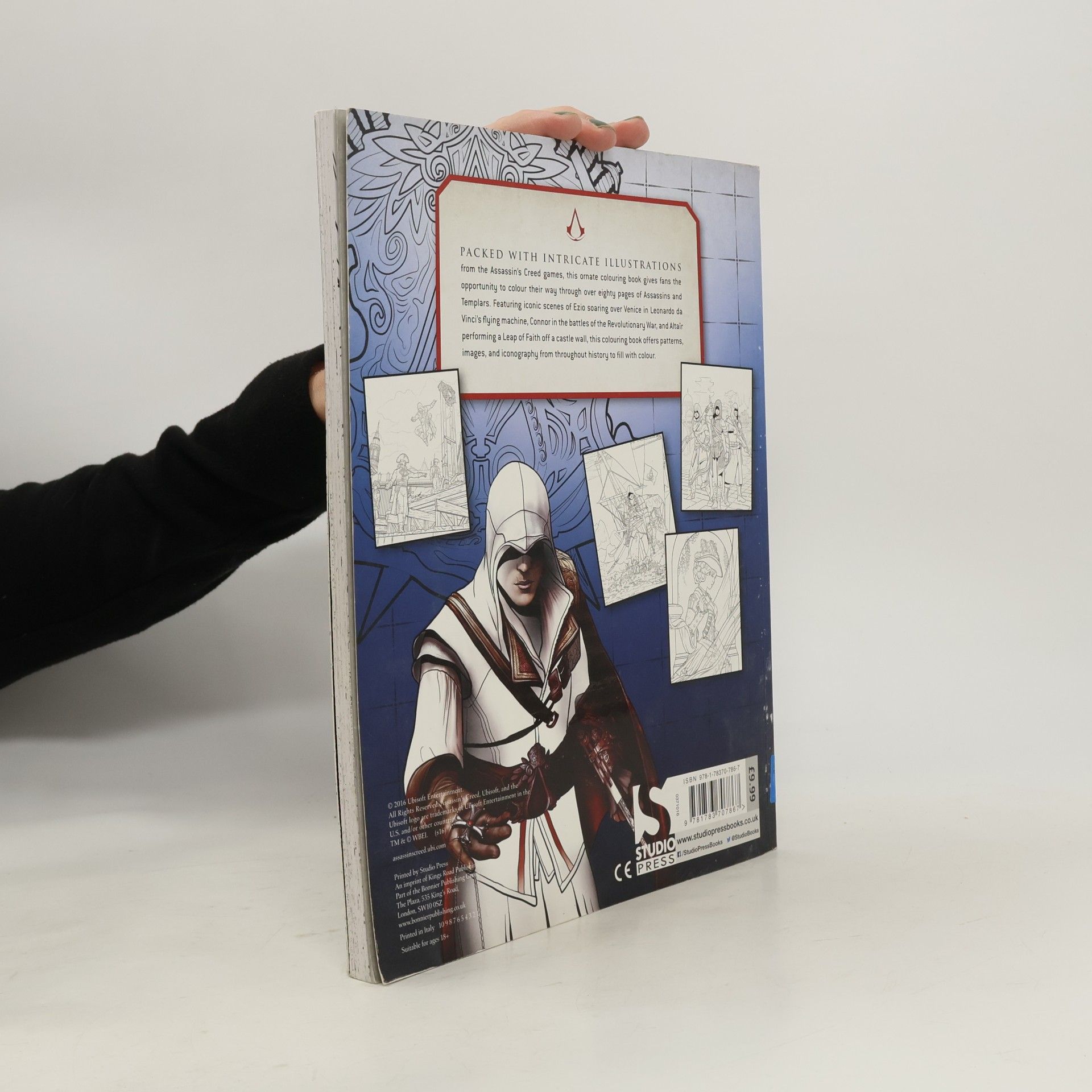 Warner Brothers Assassin's Creed Colouring Book: The Official Colouring Book