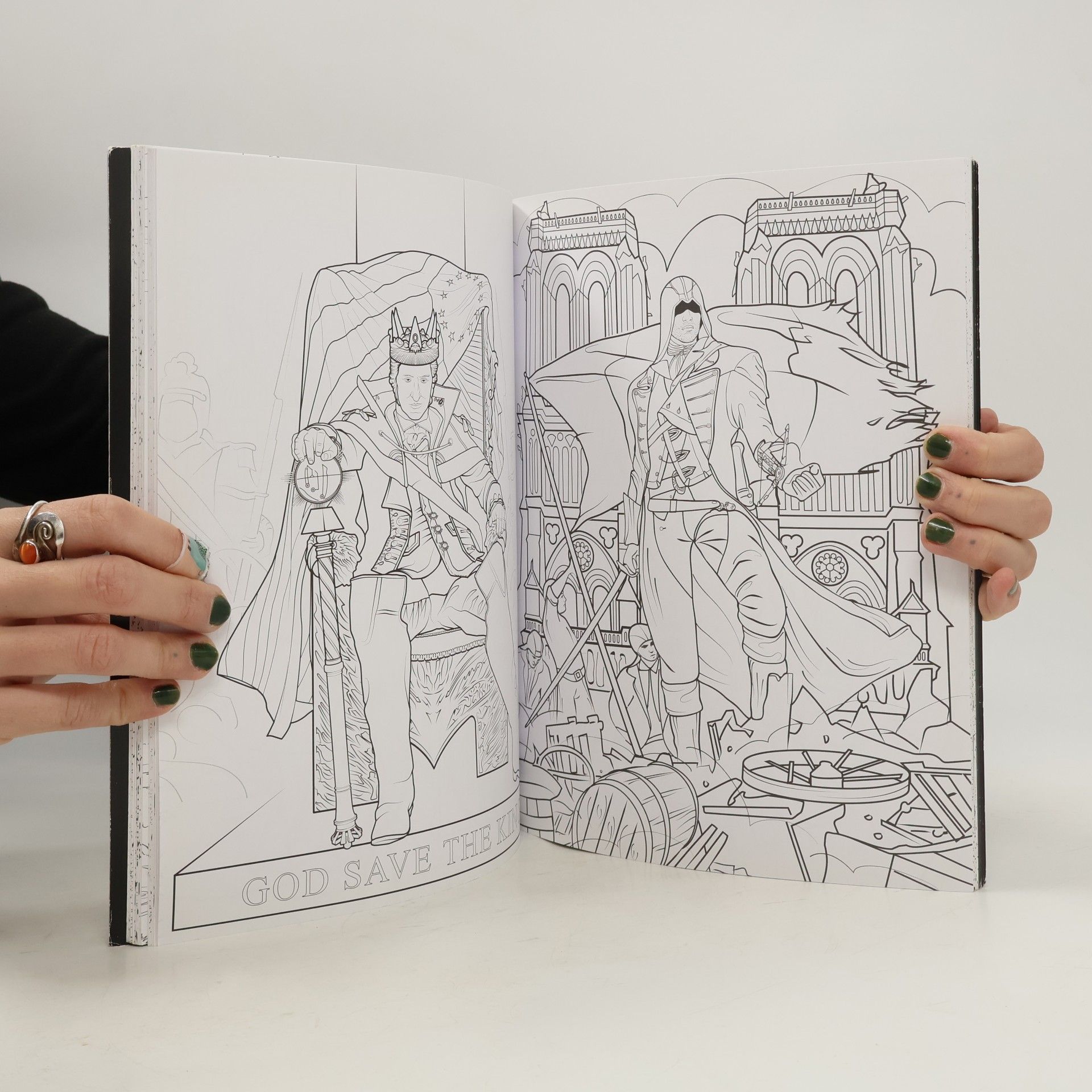 Warner Brothers Assassin's Creed Colouring Book: The Official Colouring Book