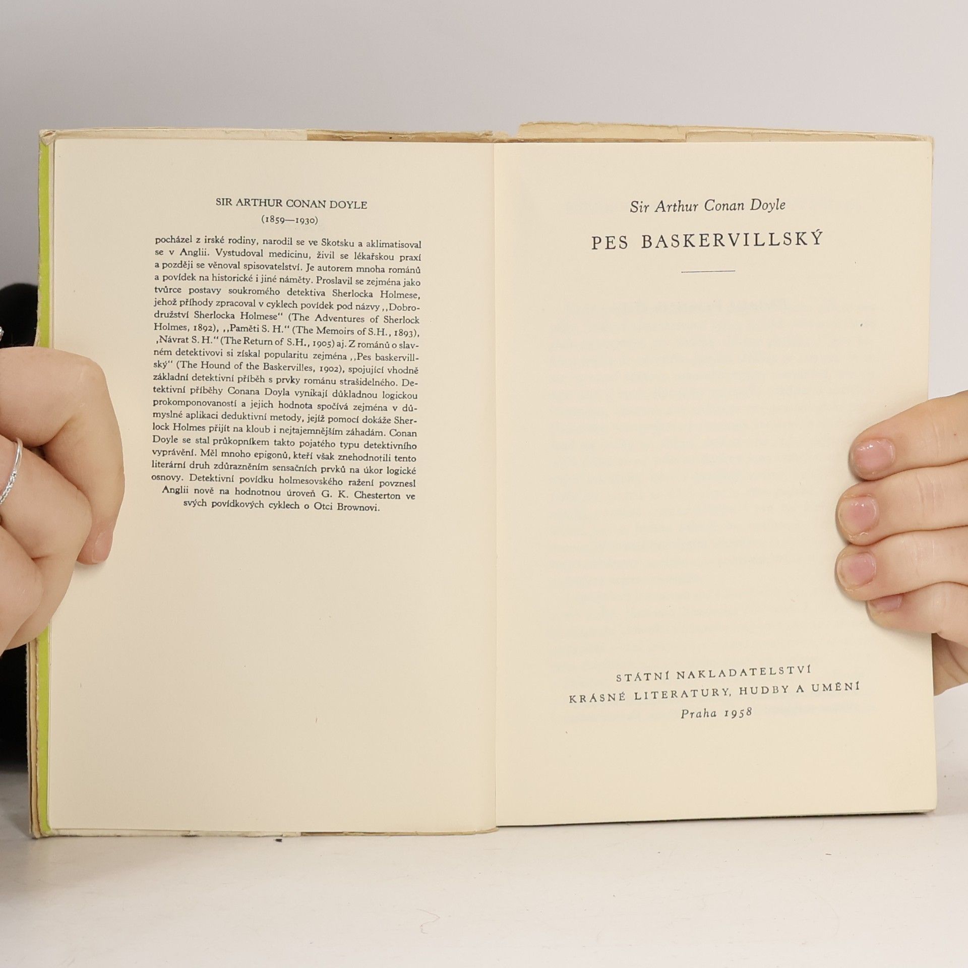 Sir Arthur Conan Doyle PES BASKERVILLSKÝ