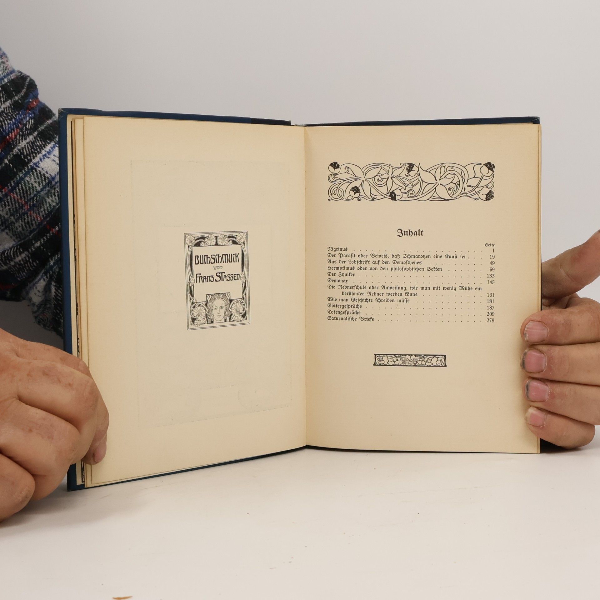 Frang Stassen Lucian Auswahl aus seinen Schriften. Band 2