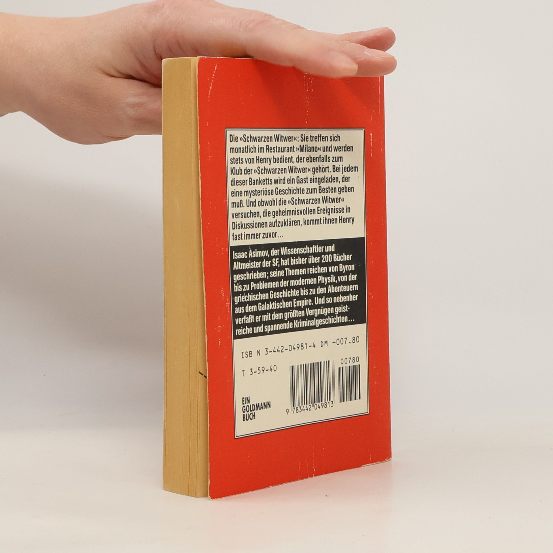 Isaac Asimov Die "Schwarzen Witwer" laden zum Bankett