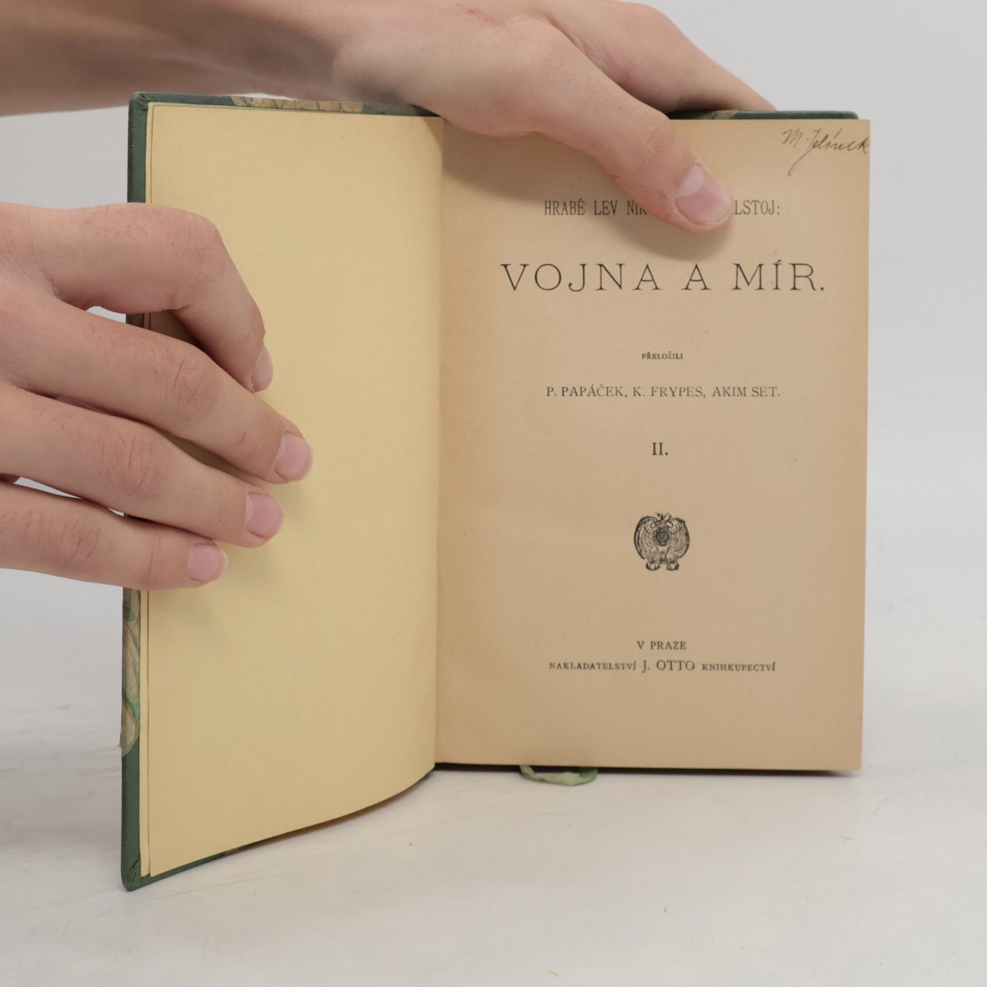 Lev Nikolajevič Tolstoj  Vojna a mír II