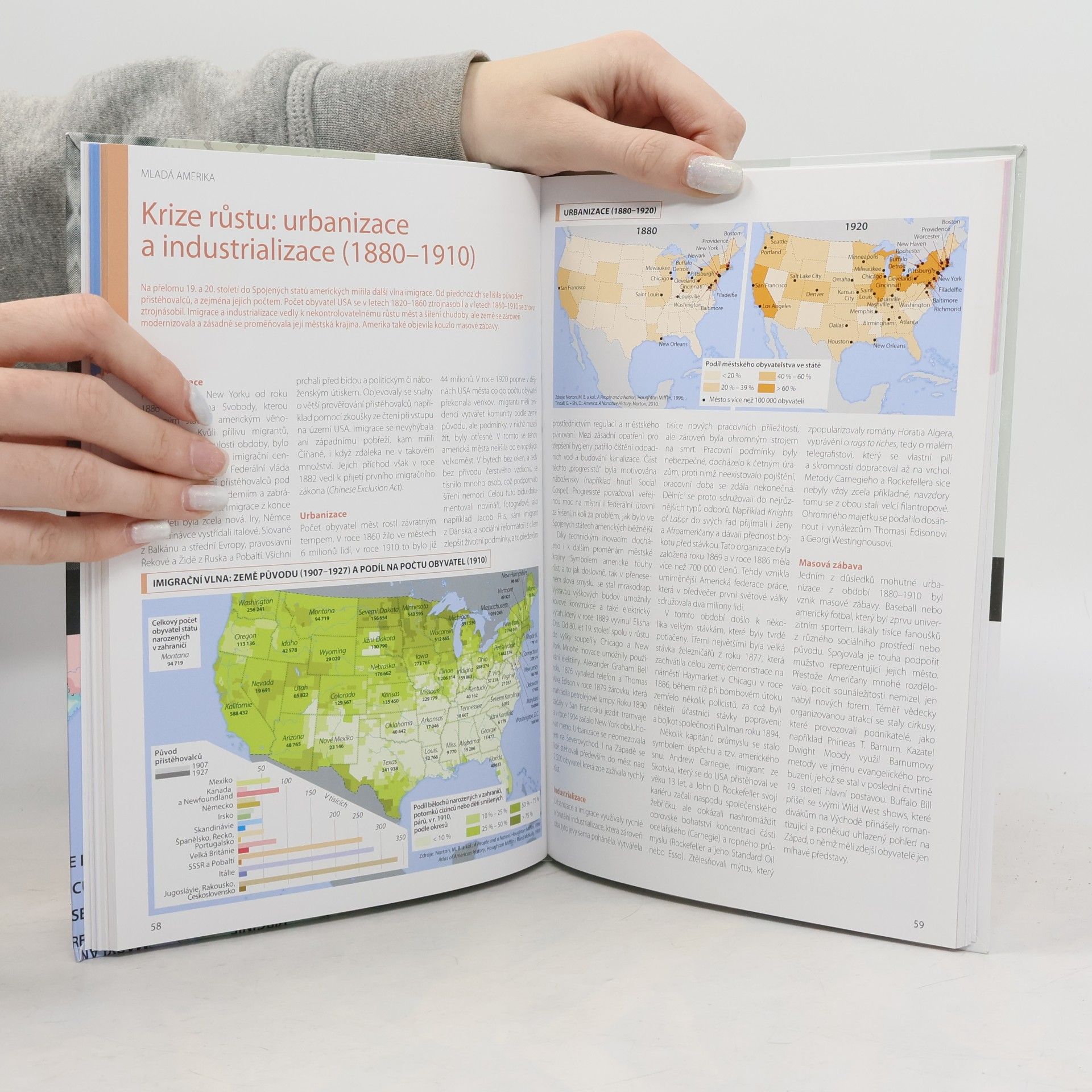 Martin Hromek Atlas dějin USA