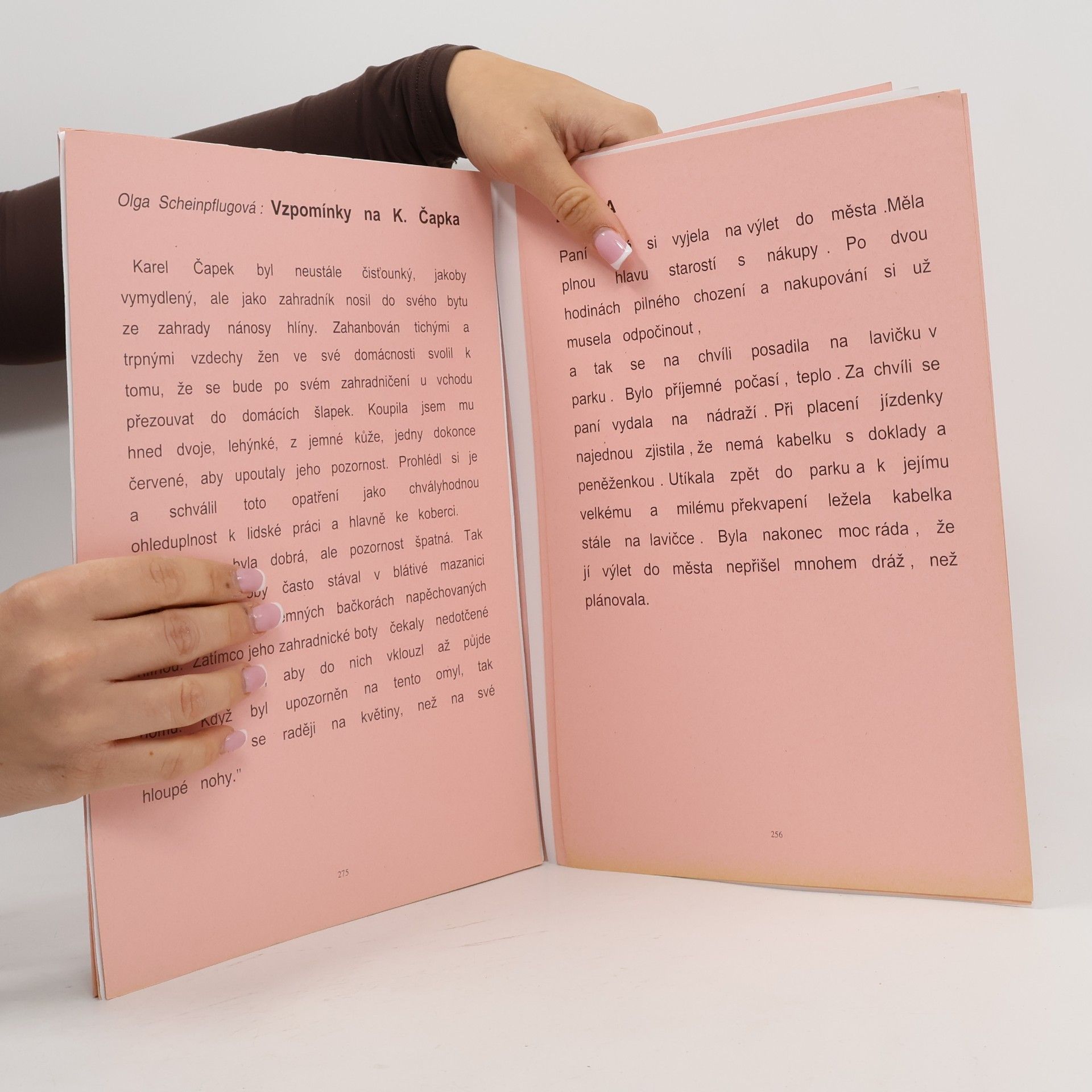 kolektiv Oddíl VIII. Ukázky vhodných článků pro reprodukci čteného textu